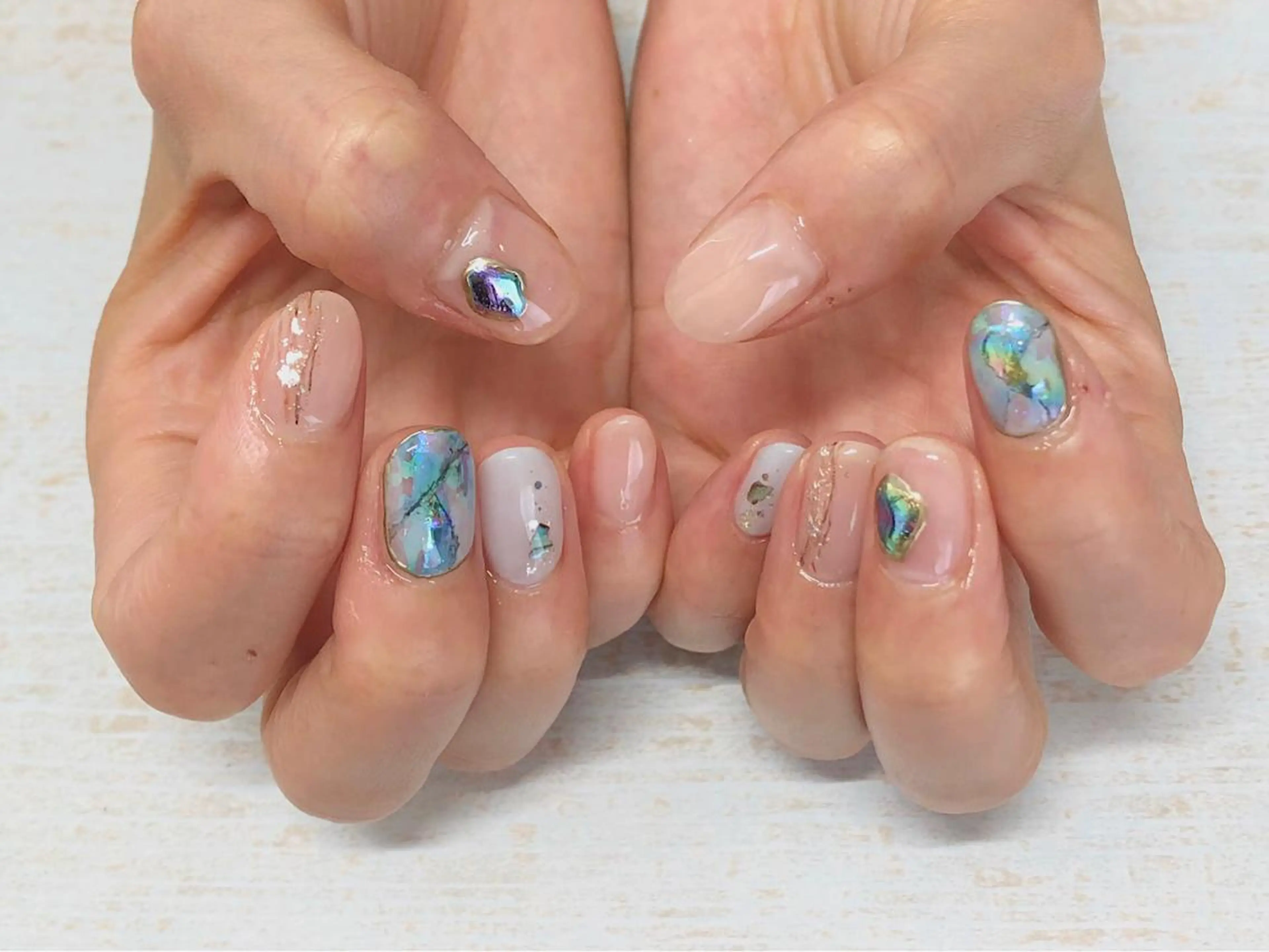 ネイル 𖡼 yumenoのネイルデザイン