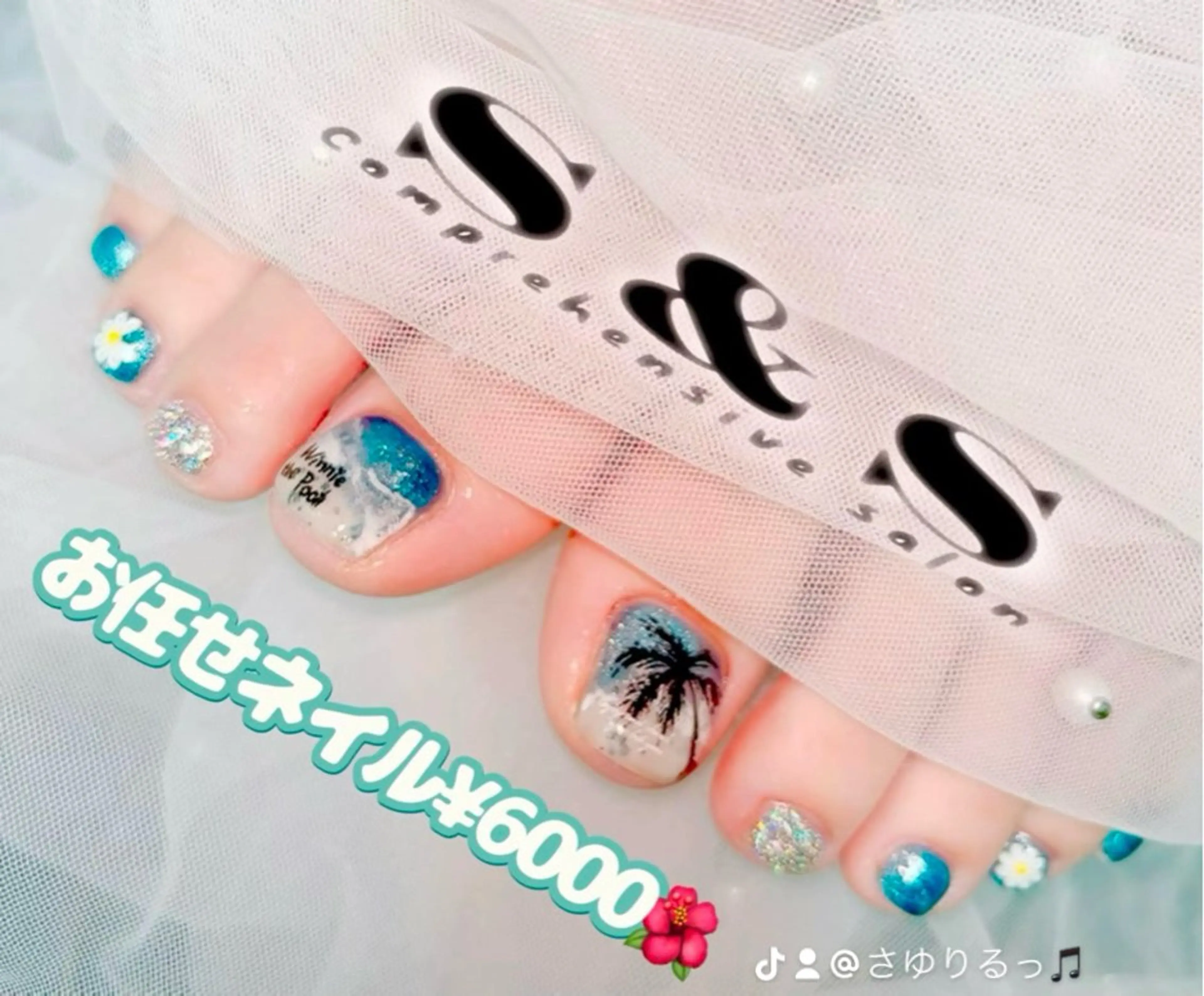 ネイル 長さ出し メンズネイル 持ち込み 夏ネイル ワンホンネイル S&S 村田小百合のネイルデザイン
