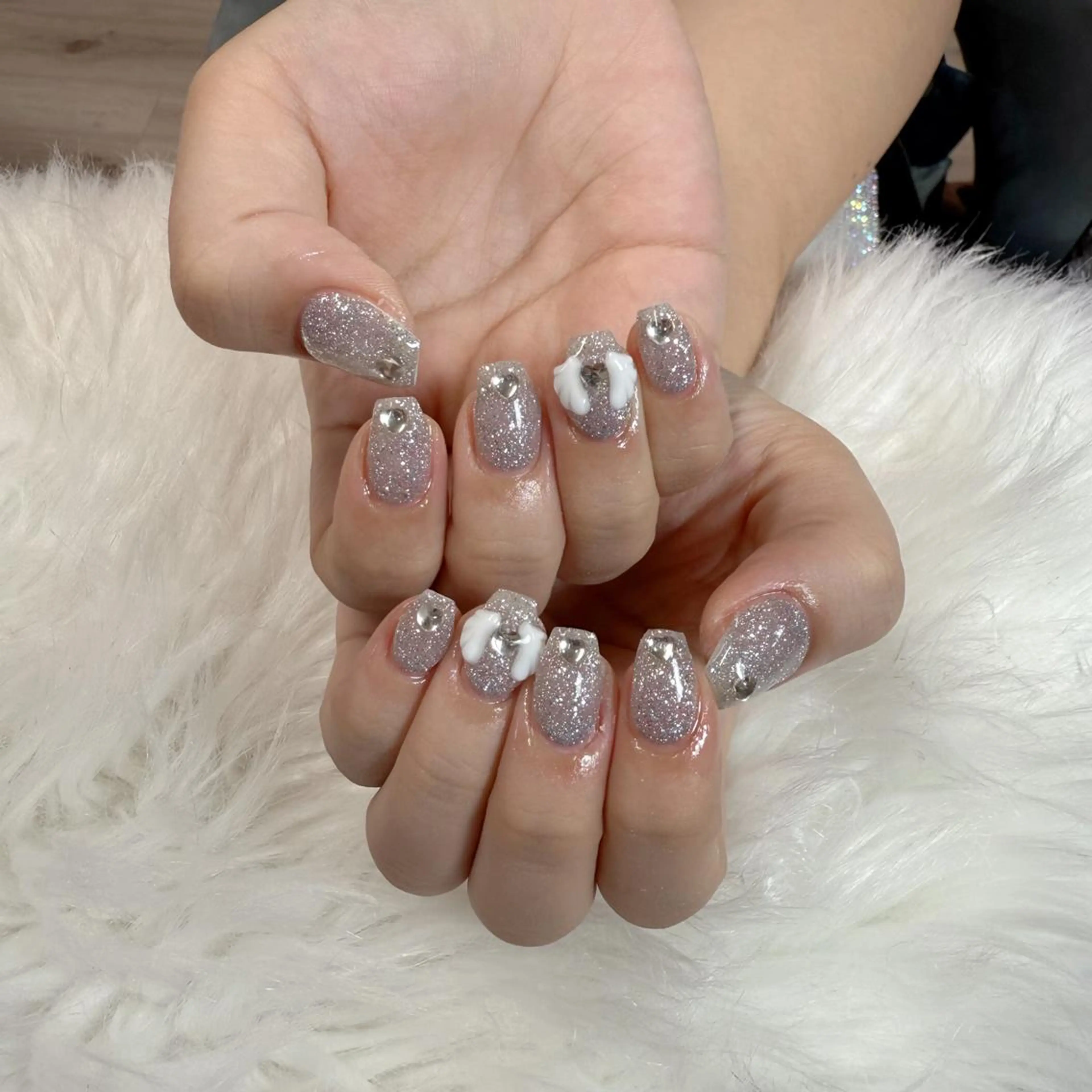 ネイル ハンドネイル 🎀 Lemode ワンホンネイル🎀のネイルデザイン