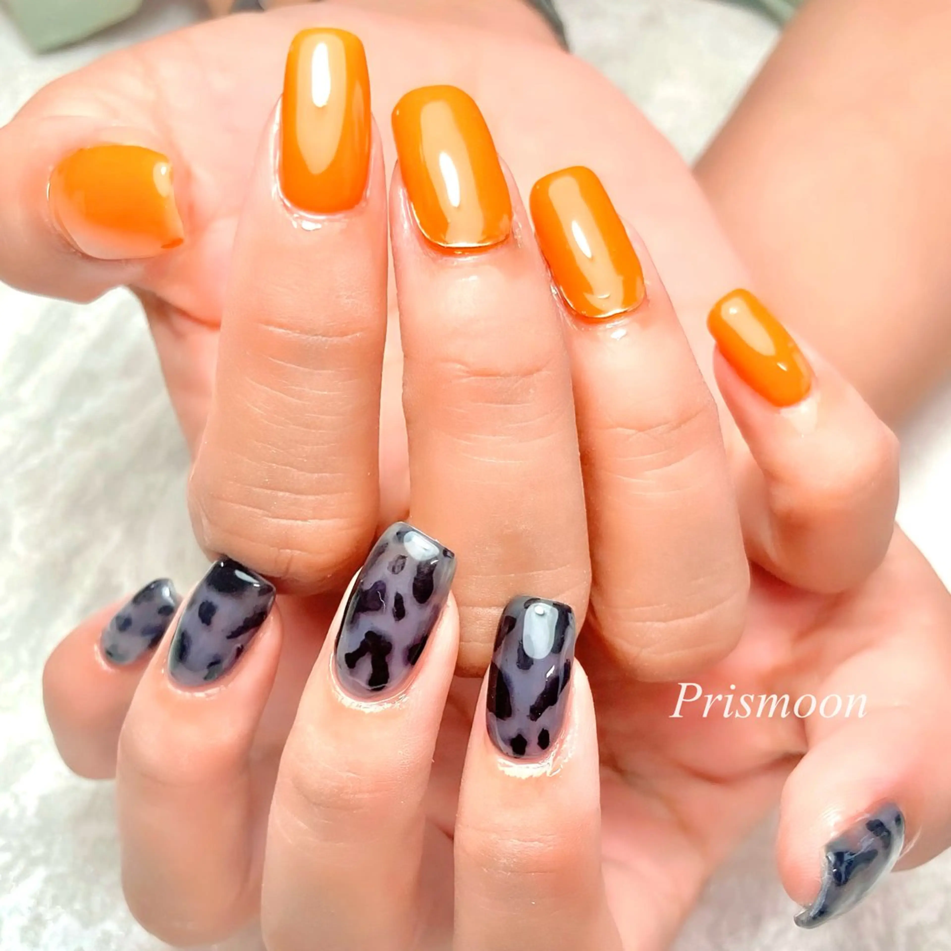 ネイル アニマル柄 持ち込み Prismoon  Nail所属・Prismoon /津市ネイルのネイルデザイン