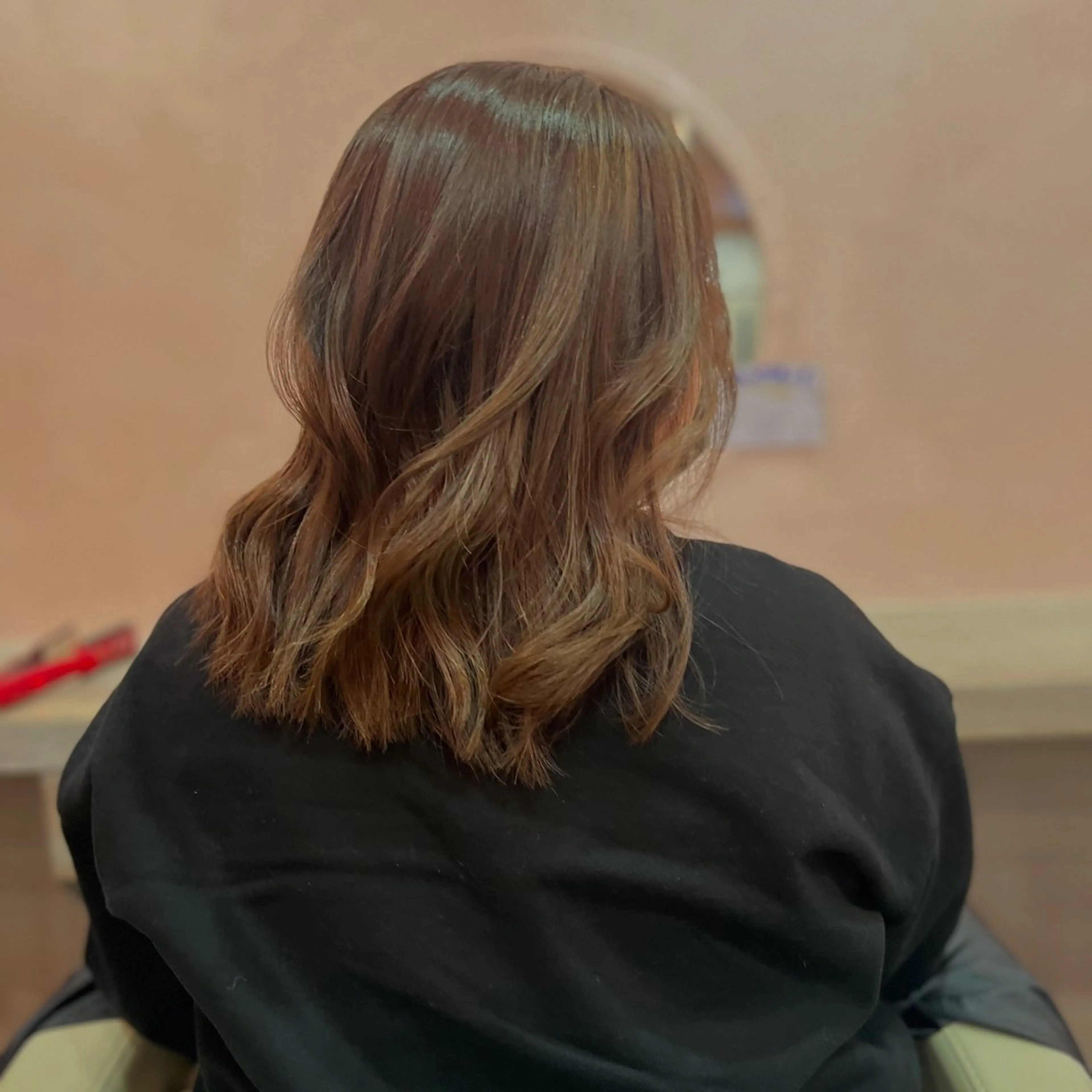 カラー ベージュカラー ハイライトカラー オリーブベージュ little下長店所属・宮古 有佳のヘアスタイル