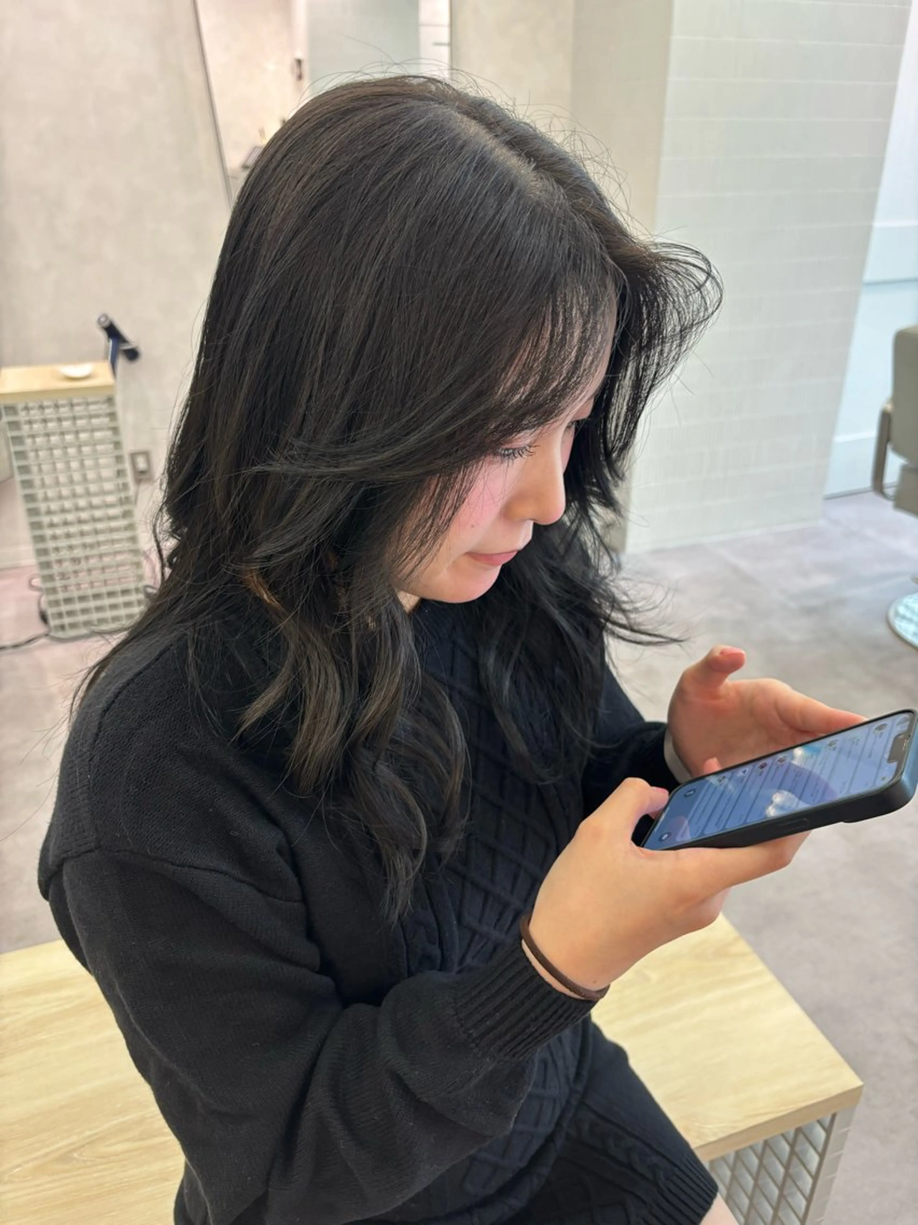 ミディアム ヘアカラー ☀️青空SORA /メンズカット☁️のヘアスタイル