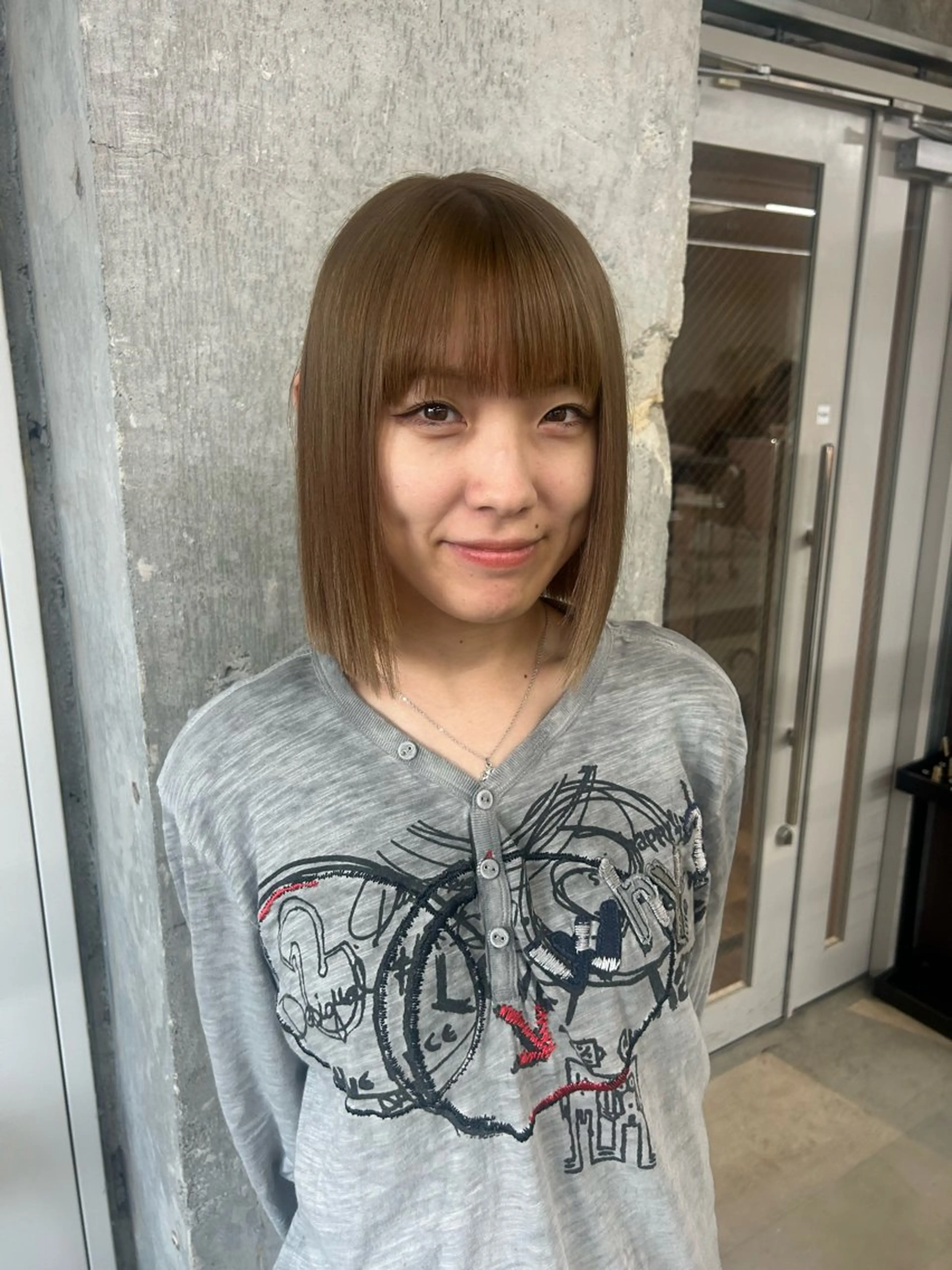 ミディアム ヘアカラー 伊藤ほのか /パーマ/ショートのヘアスタイル