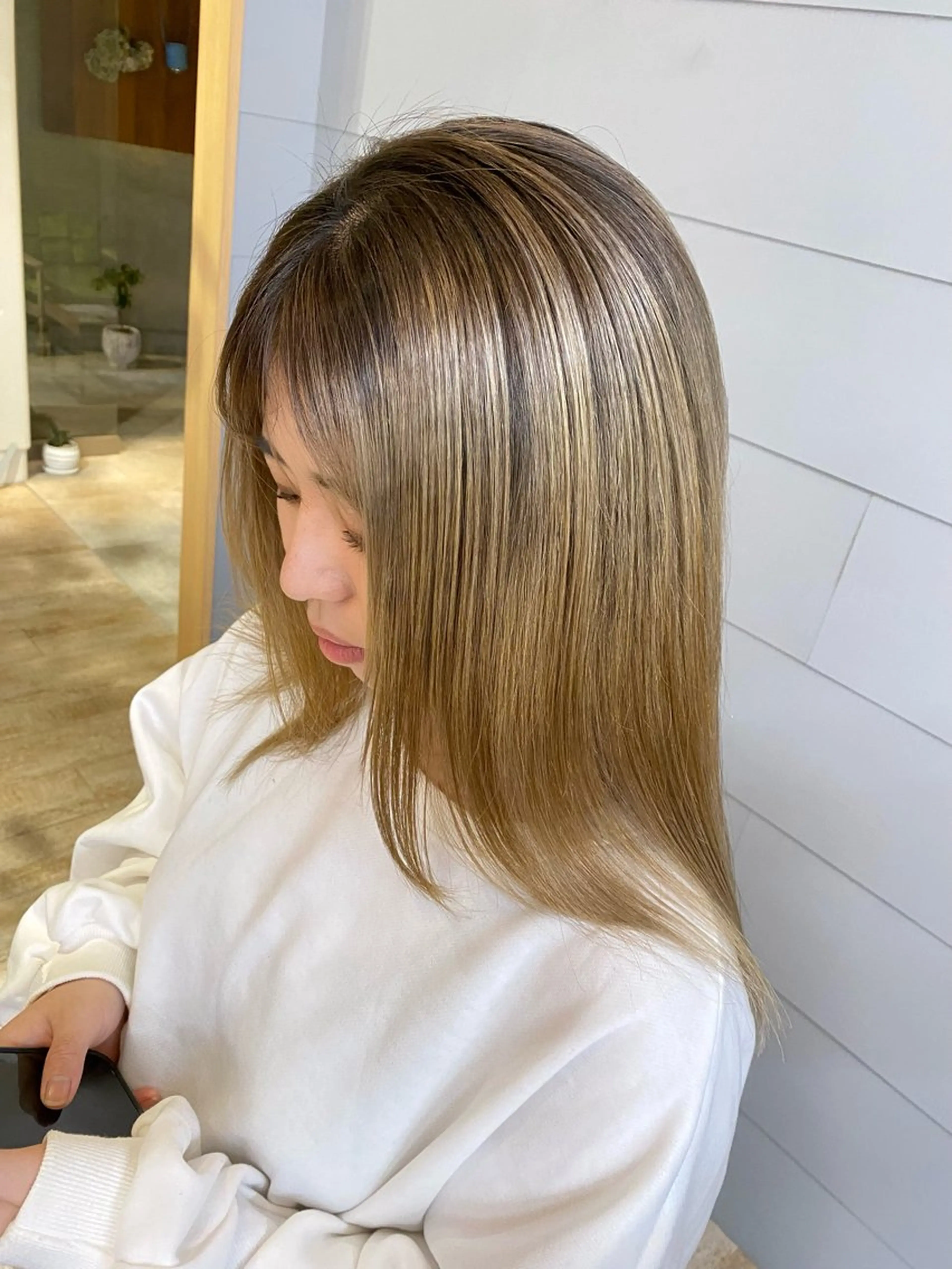 ミディアム 高難易度縮毛矯正　春日井　Soea(ソイア)所属・多久間 喬介のヘアスタイル