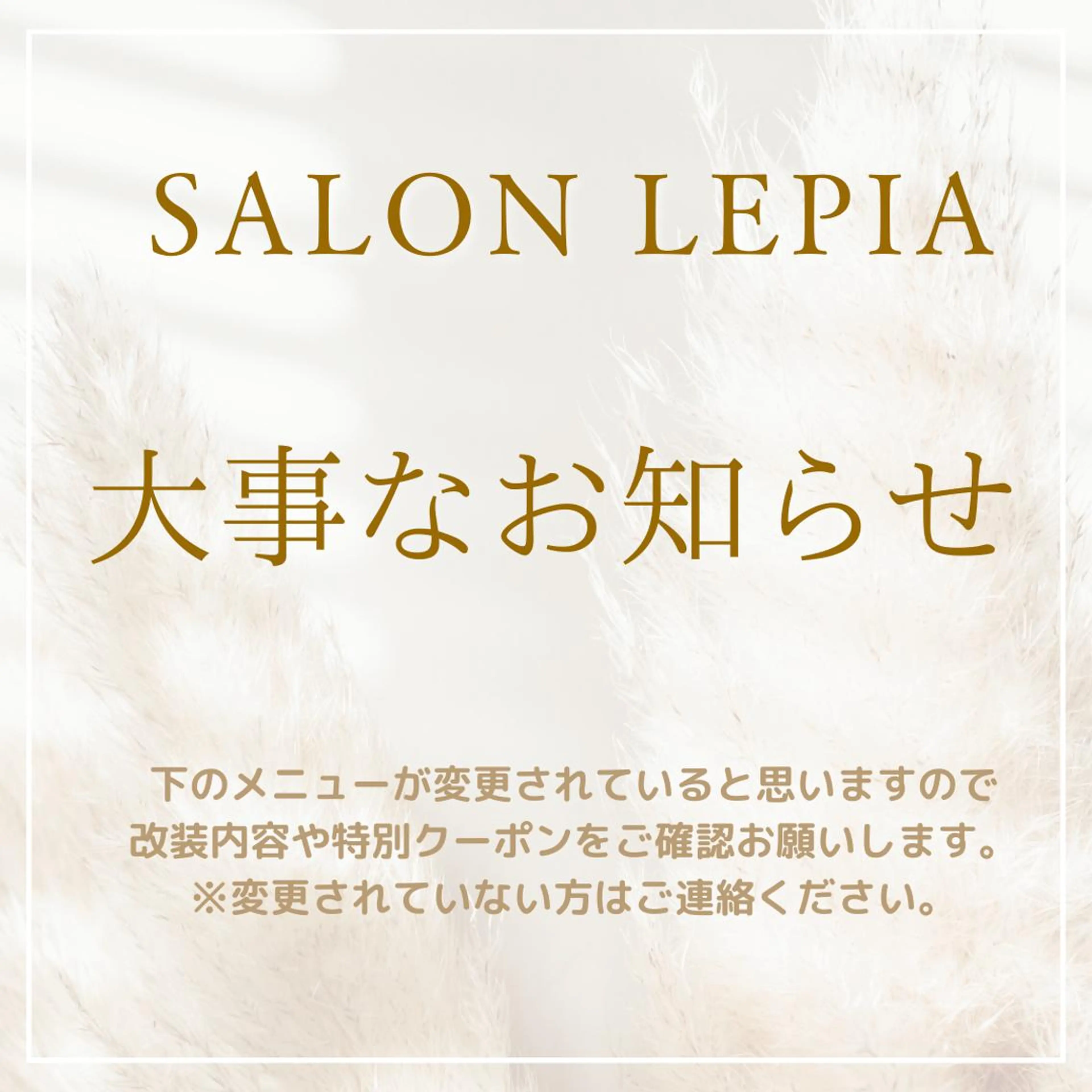 メンズ 男女同額完全個室脱毛 LEPIA内田のエステ・リラクイメージ