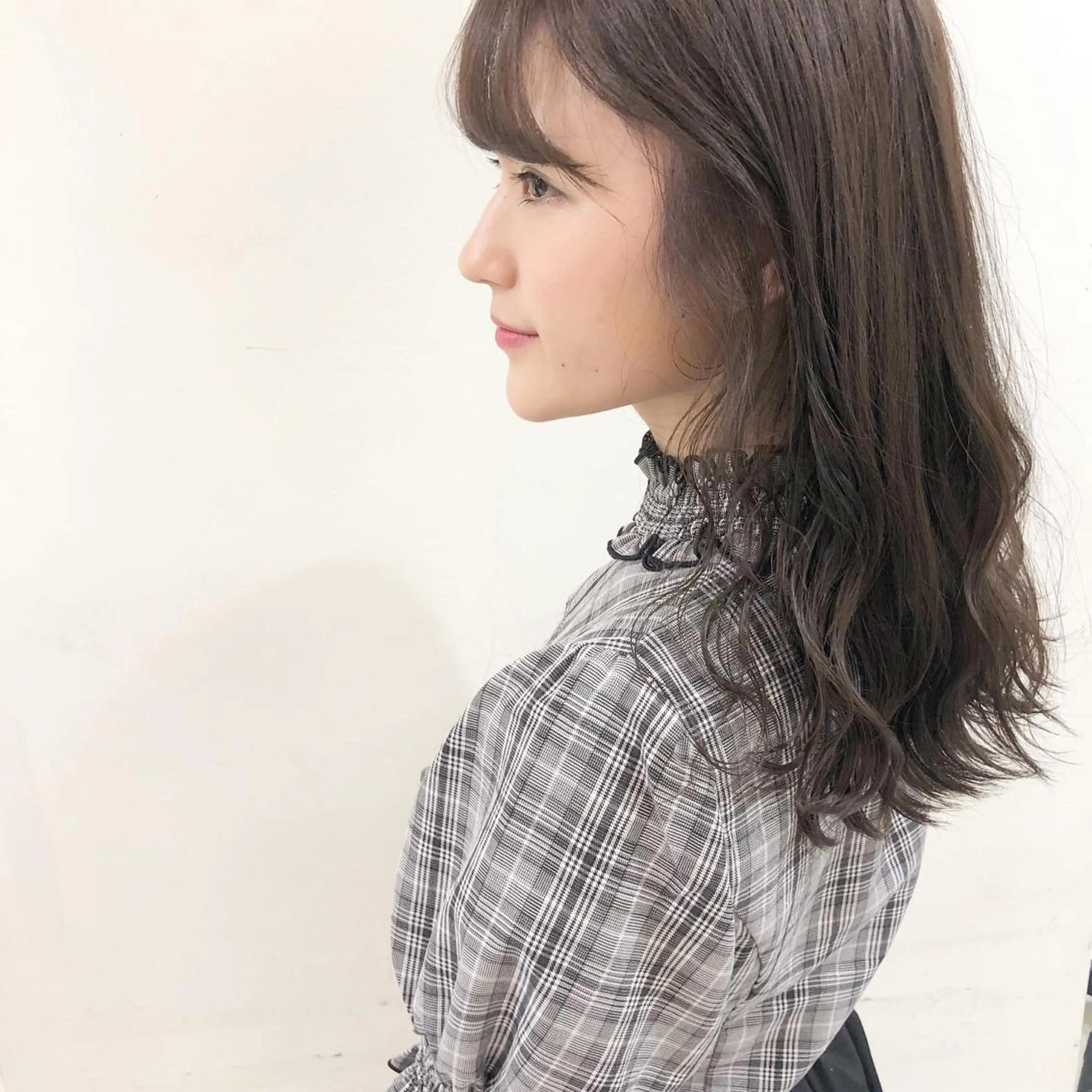 セミロング カラー カット ボブ/パーマ 古家 佑真のヘアスタイル