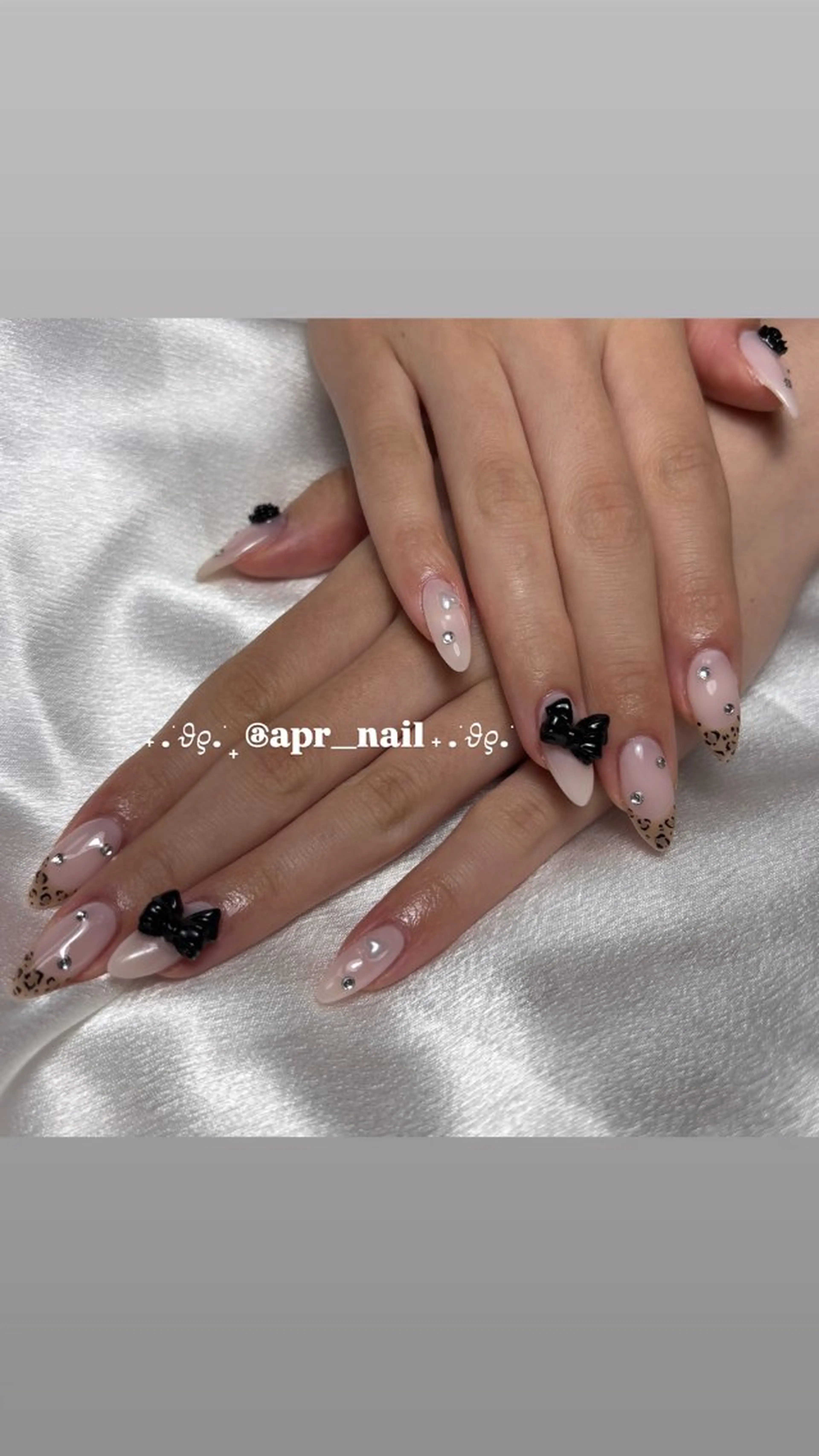 ネイル アニマル柄 ジェルネイル Nailsalon apricotのネイルデザイン