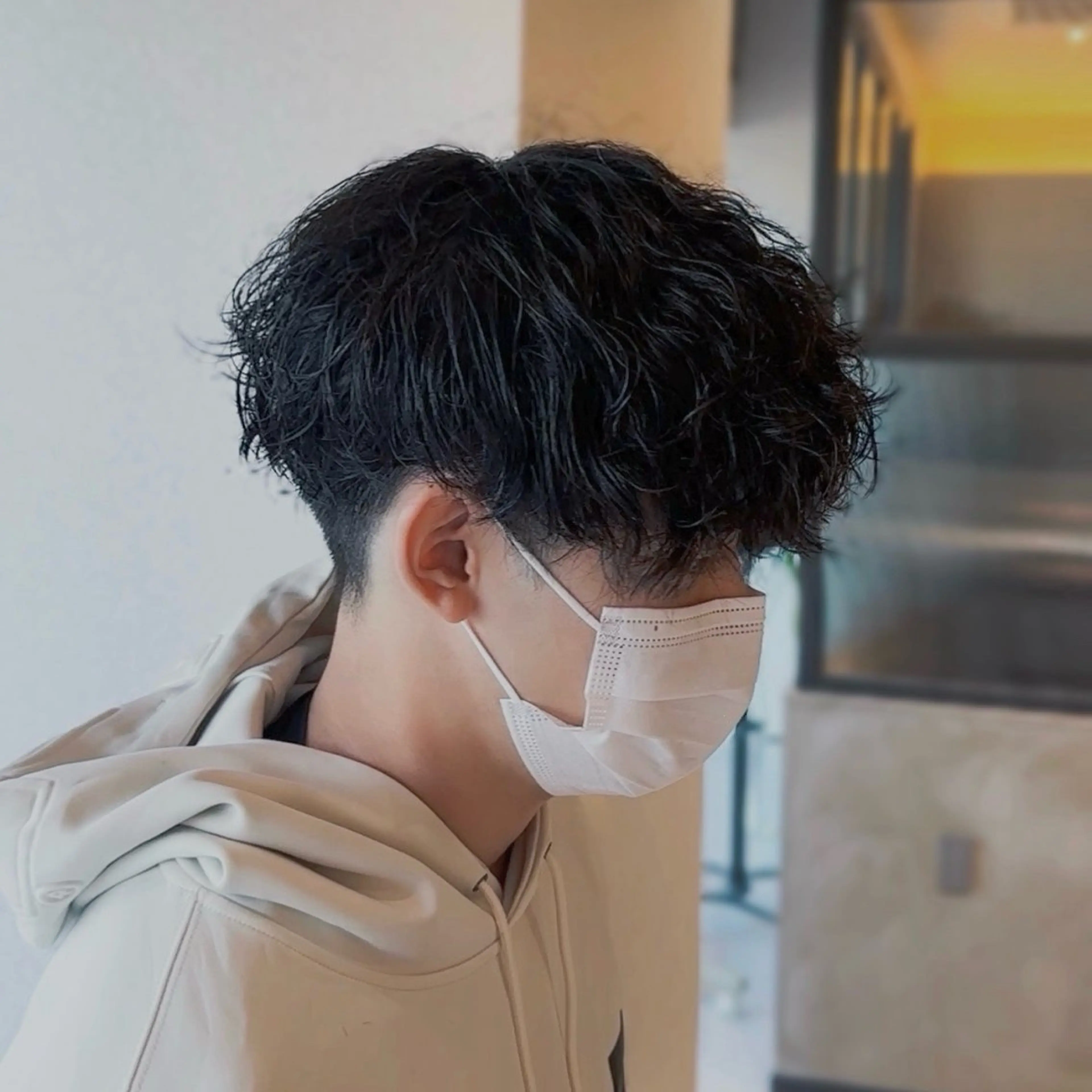 ショート パーマ メンズ カット パーマ 🐺ウルフ特化🐺 毛流れパーマ/Ryoのヘアスタイル