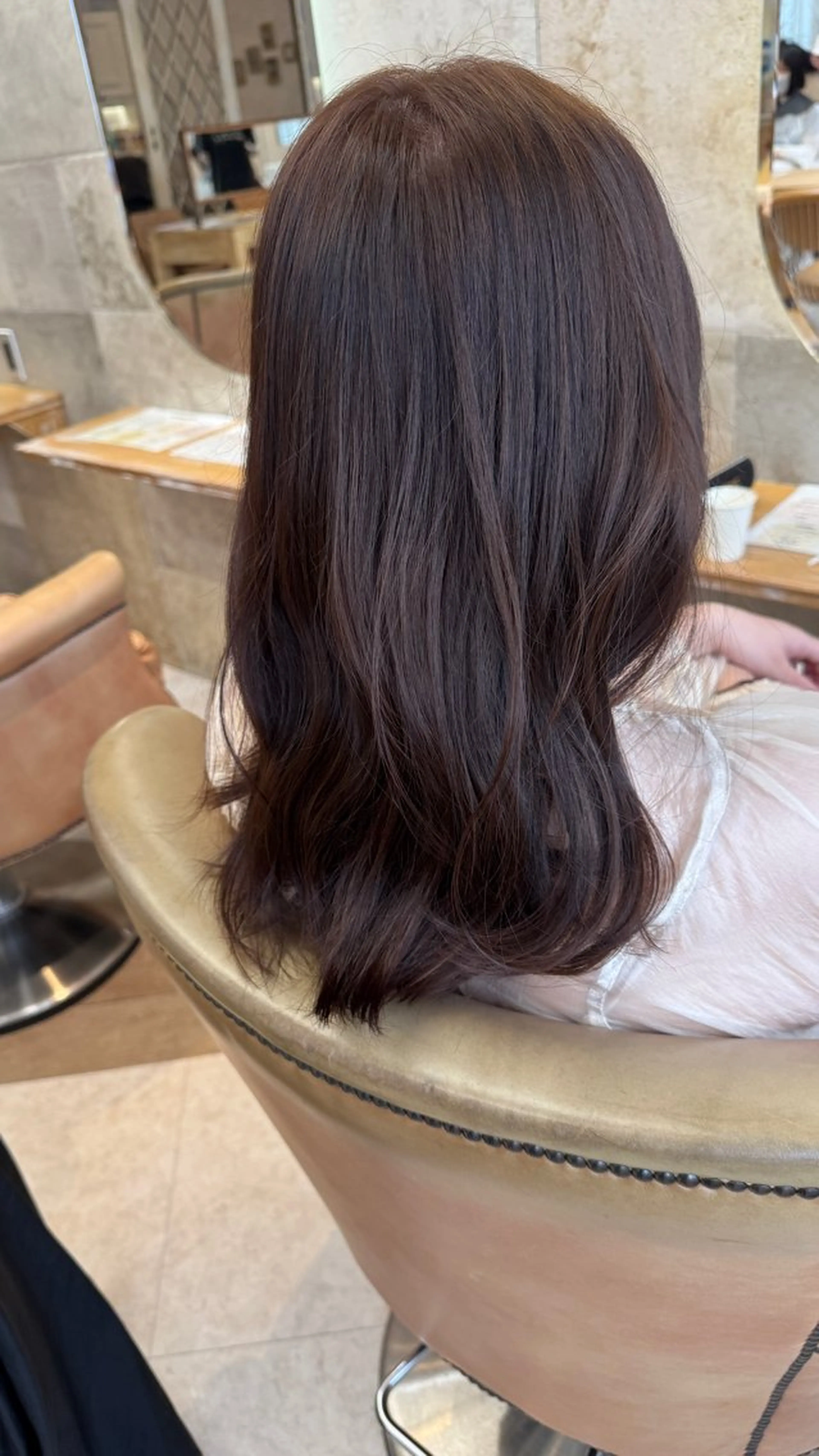 セミロング 橋本 りくのヘアスタイル