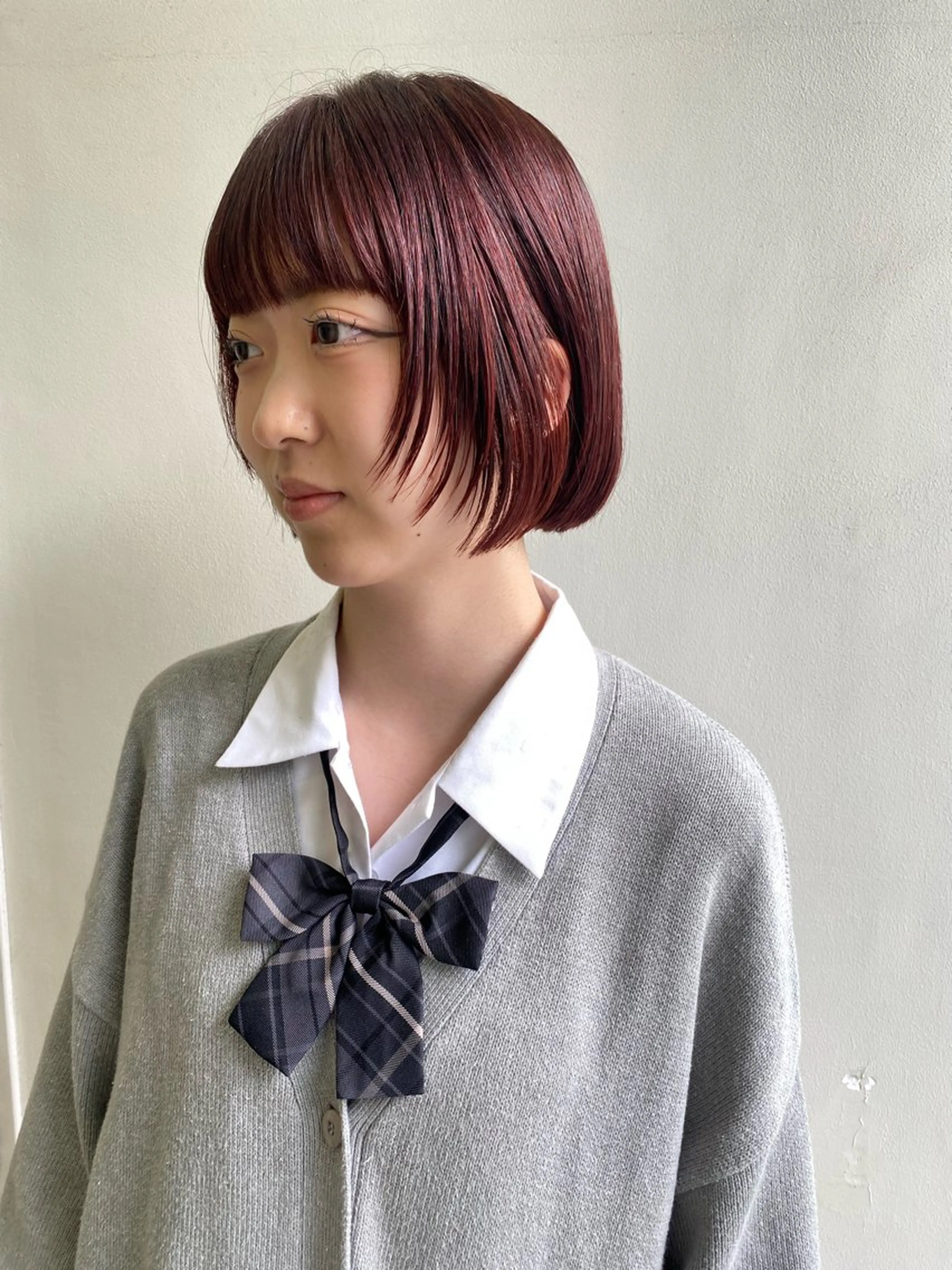 ショート 顔まわりレイヤー レイヤーカット カット ヘアカラー sea's所属・ヒラカホ/矢場町/ ブリーチ/似合わせのヘアスタイル