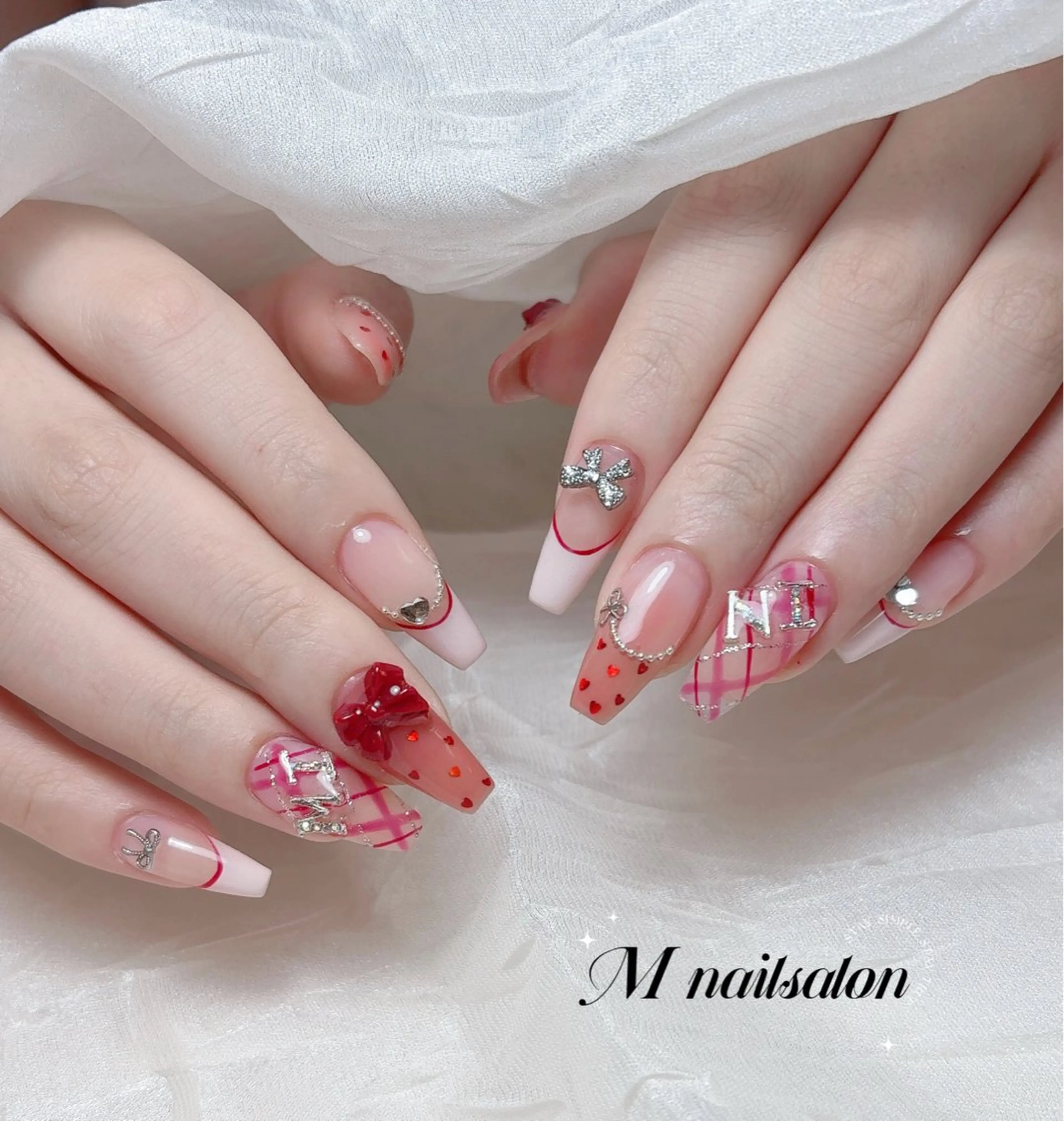 ネイル M🌷nail 長さだし専門店のネイルデザイン
