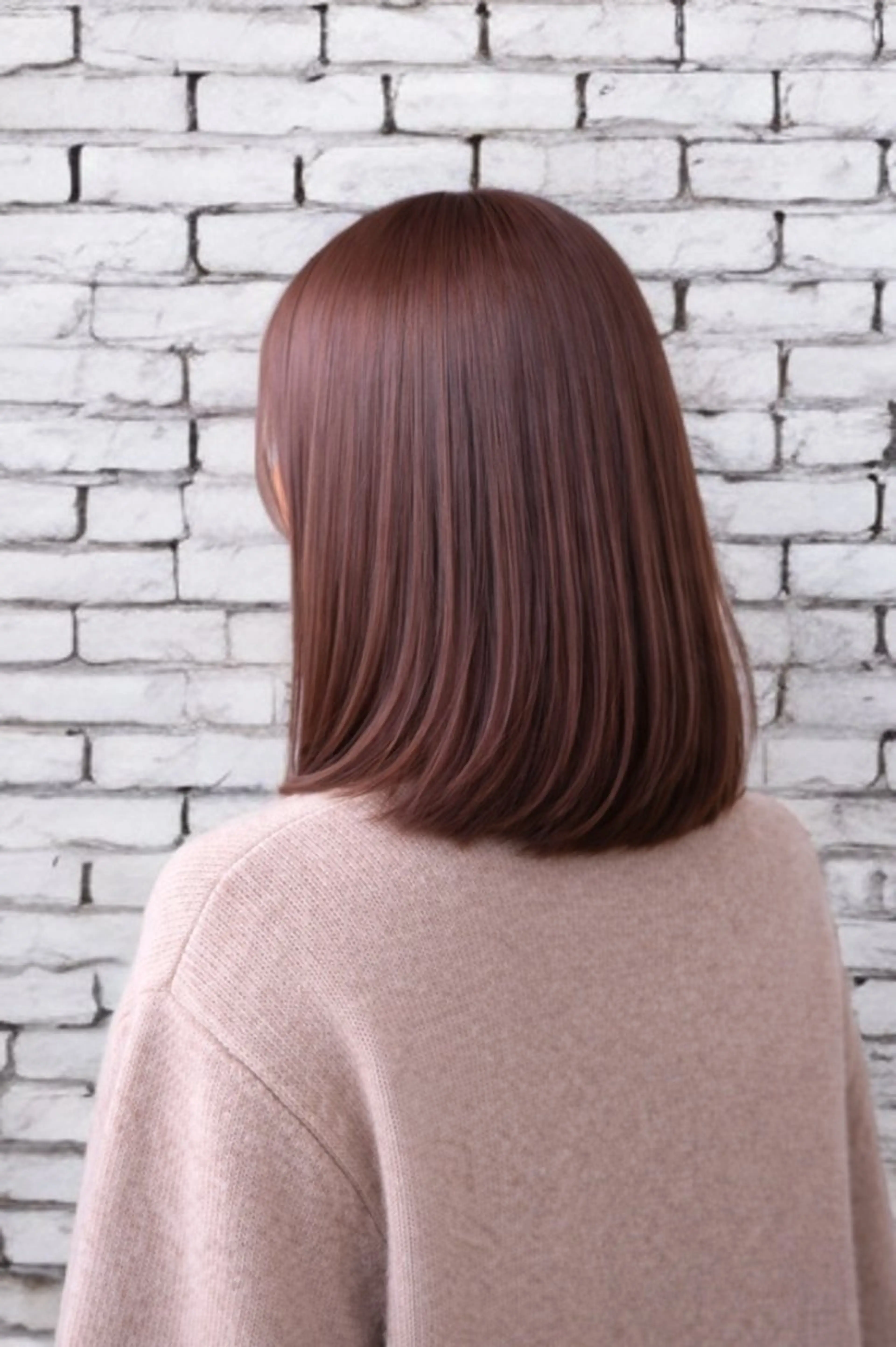 ミディアム カット トリートメント 髪質改善×レイヤー 高嶋のヘアスタイル