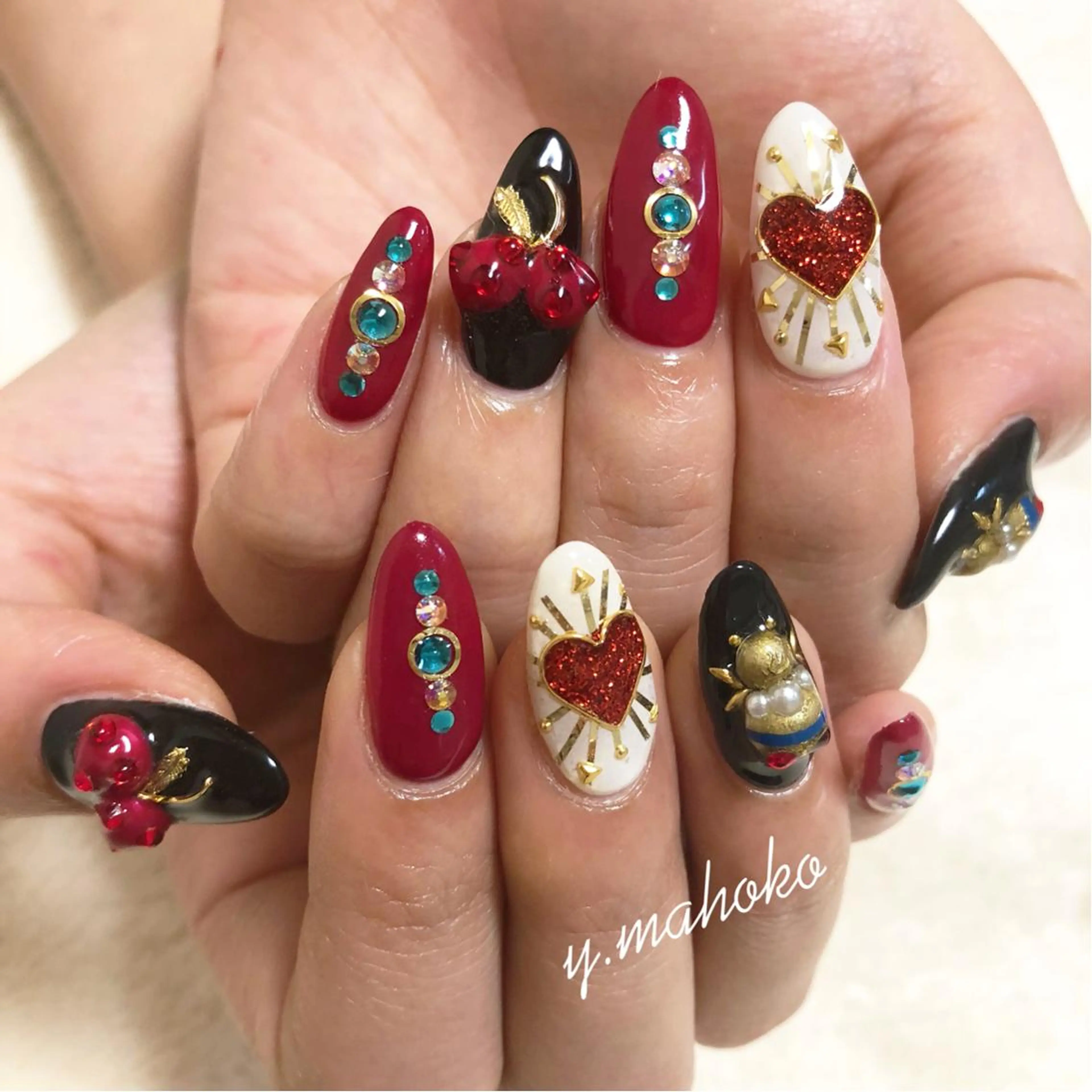 ネイル She nail studio 原宿所属・パラジェル有/ スカルプ/mahoのネイルデザイン