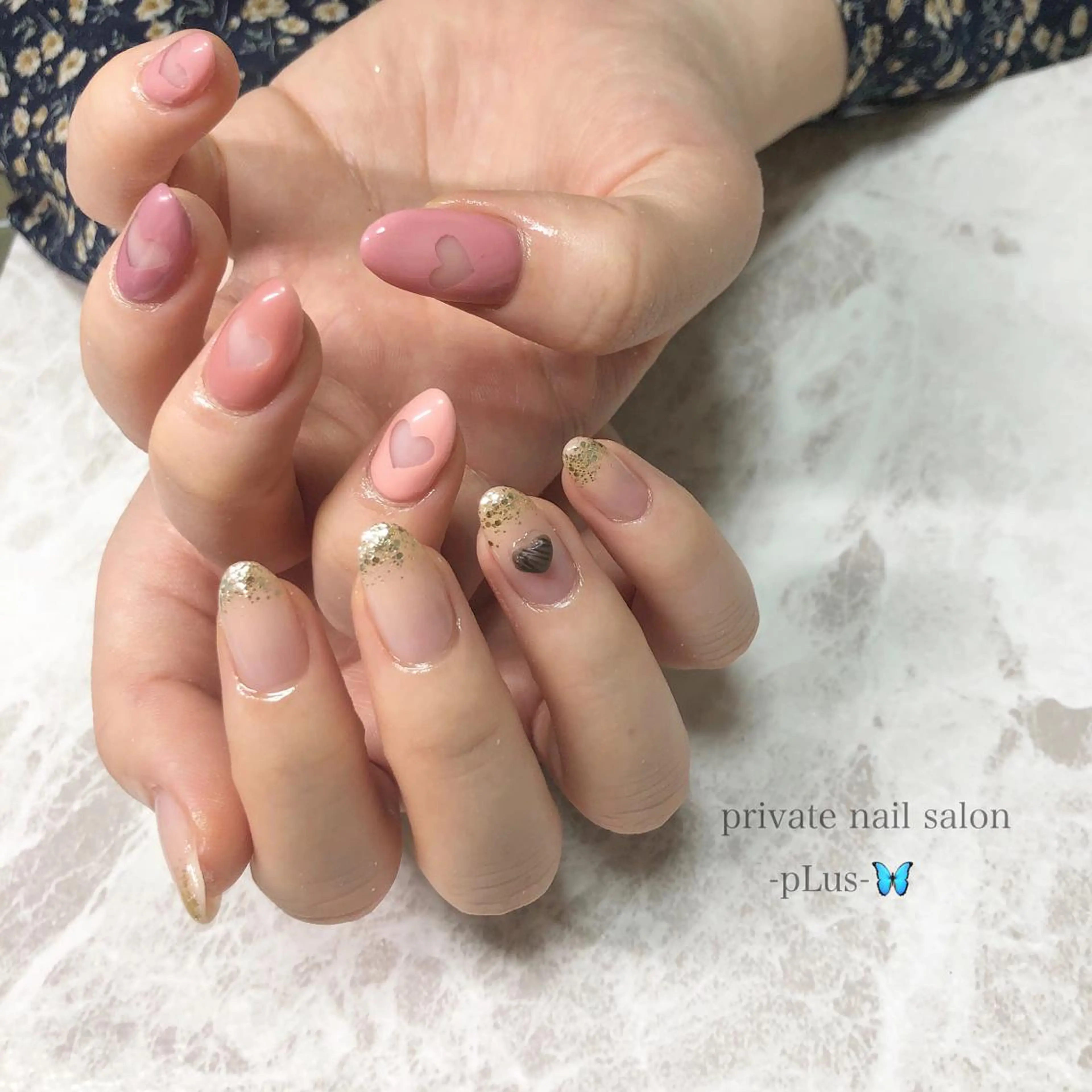 ネイル ハート nail salon 7_seven_所属・nail salon 7 _seven_のネイルデザイン
