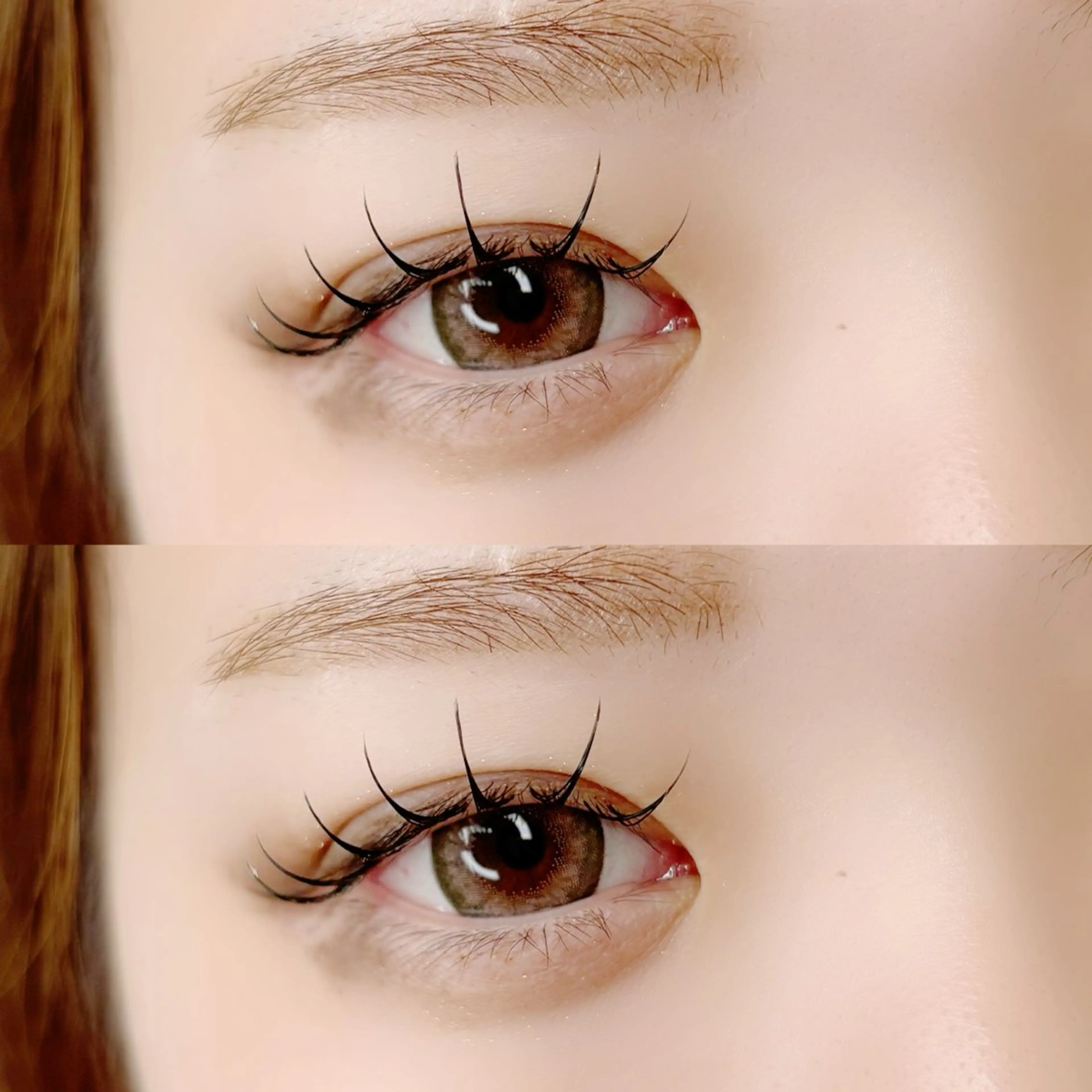 マツエク・マツパ フラットラッシュ ナチュラル natsumi .のマツエク・マツパデザイン