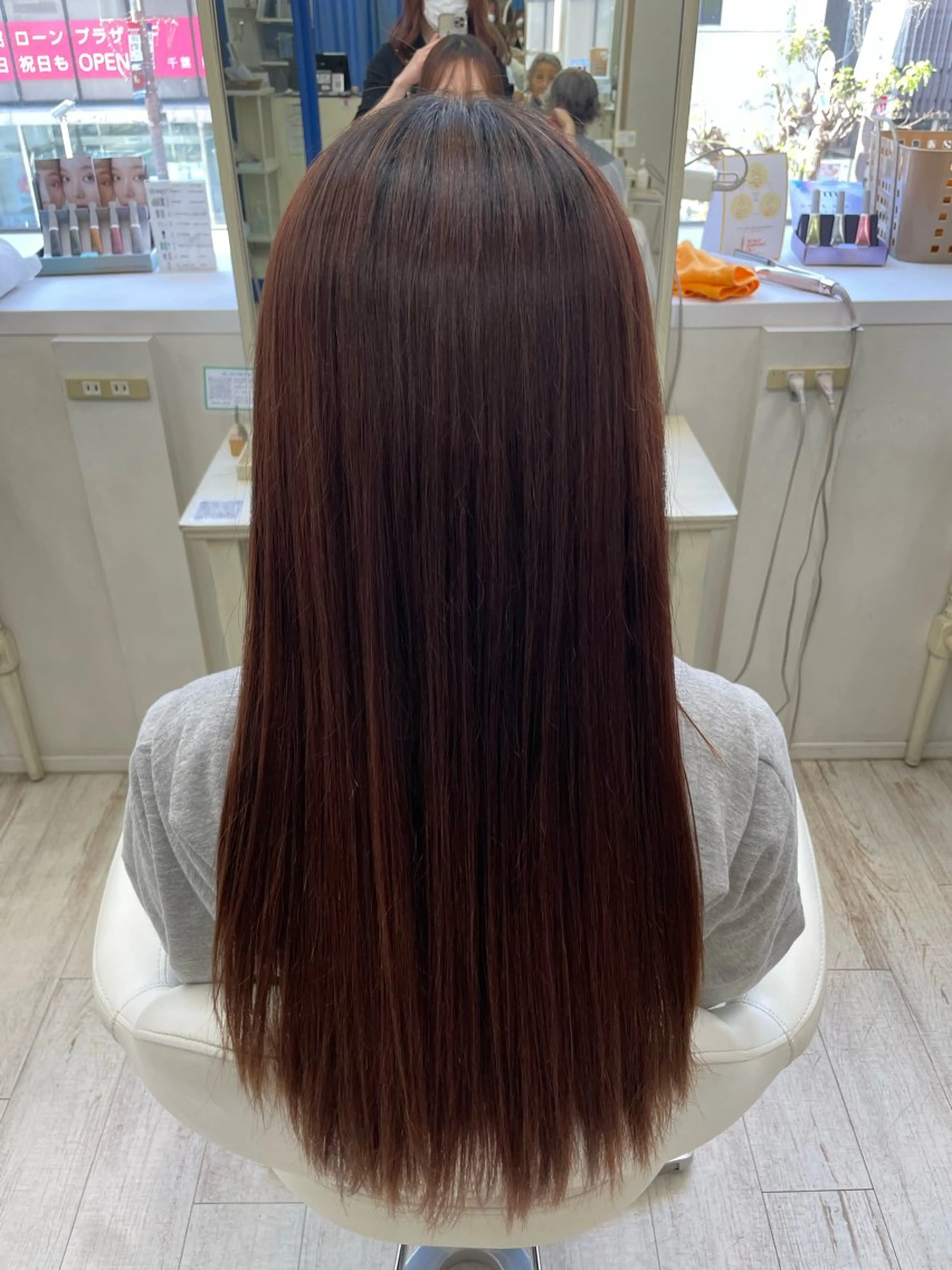 ロング 縮毛矯正 町田 あみのヘアスタイル