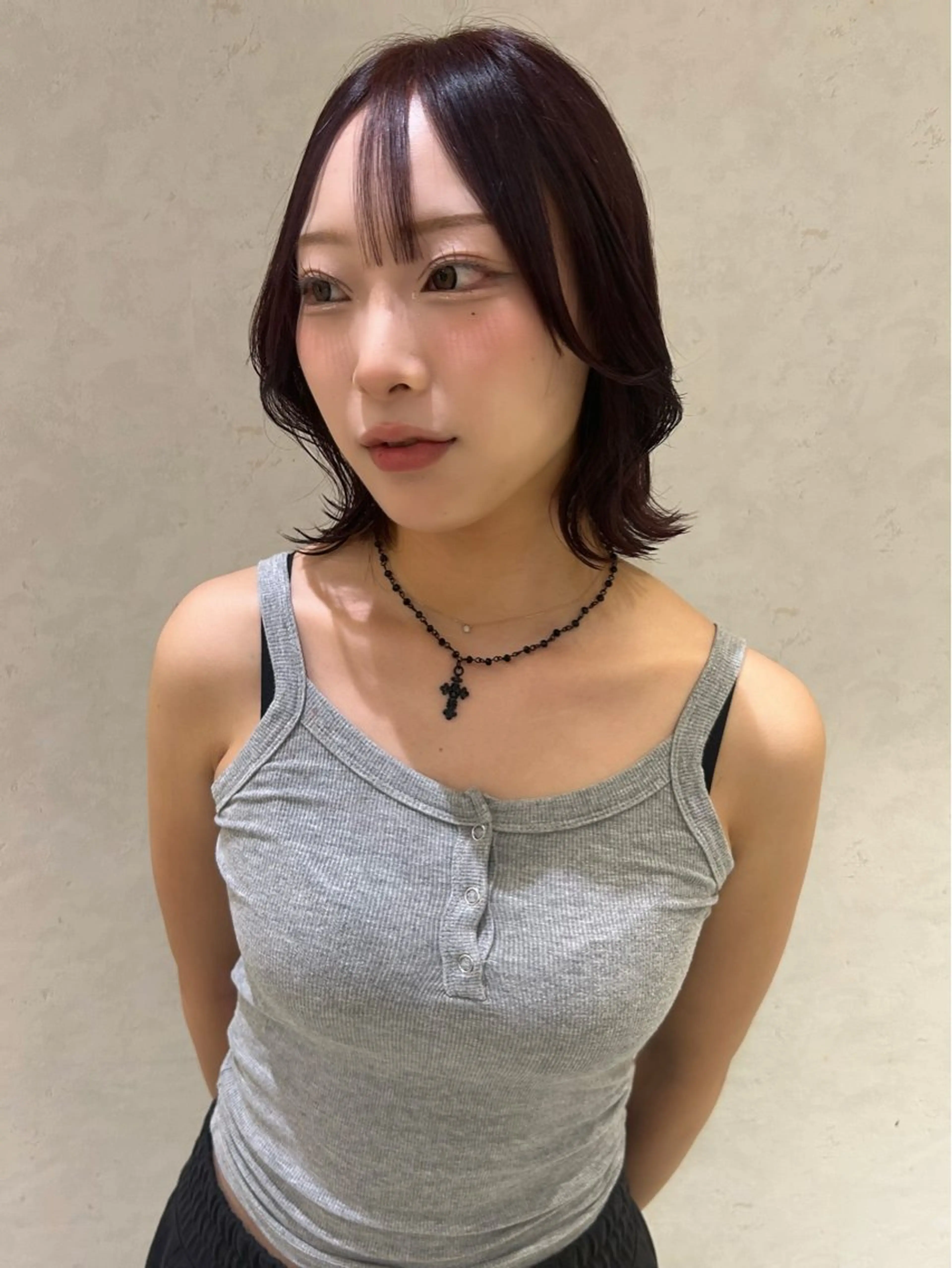 ミディアム カラー カット ヘアカラー トリートメント インナーカラー ／レイヤー🦋ルイのヘアスタイル