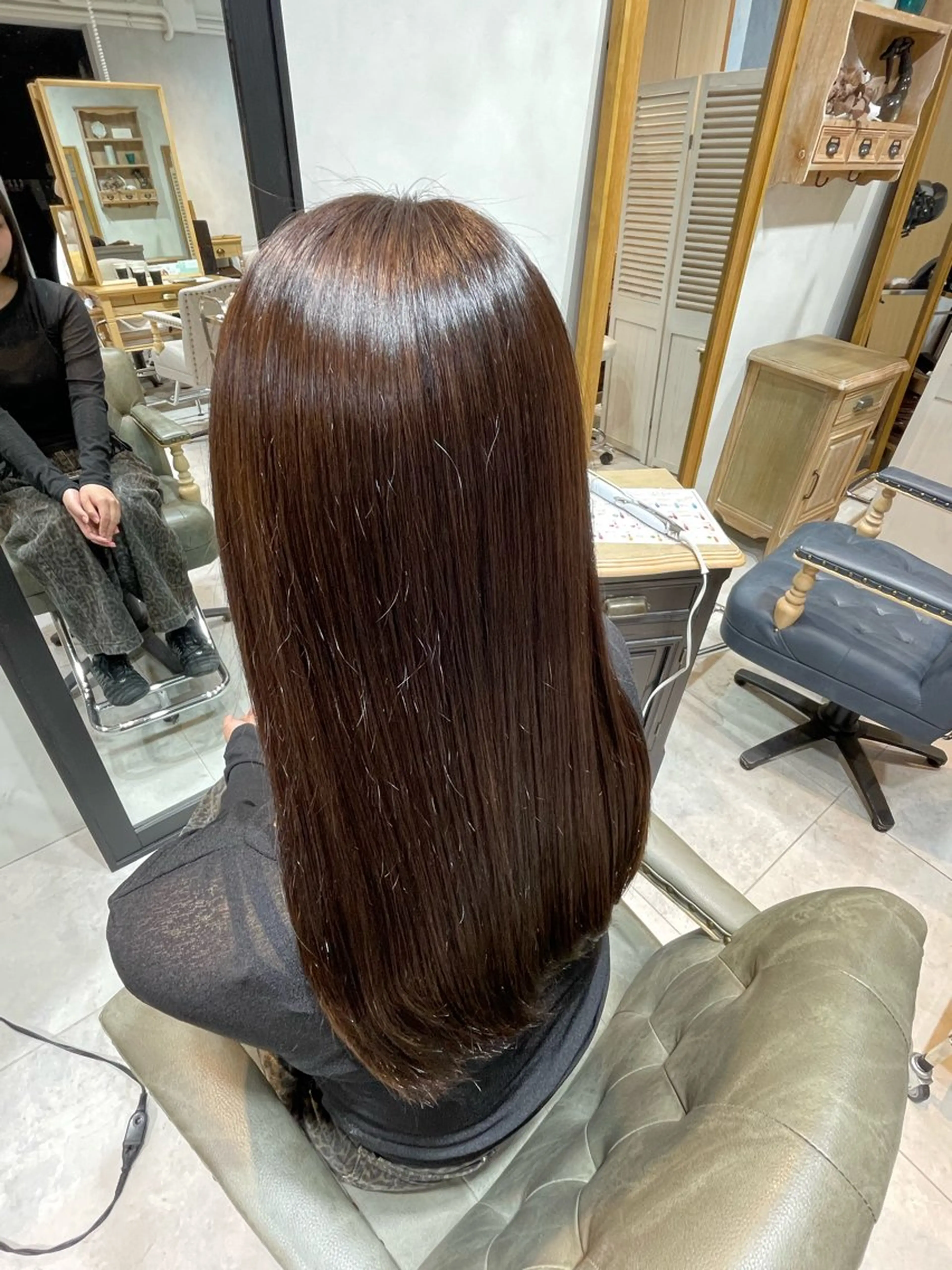 ロング カラー ヘアカラー 遠藤 星李のヘアスタイル