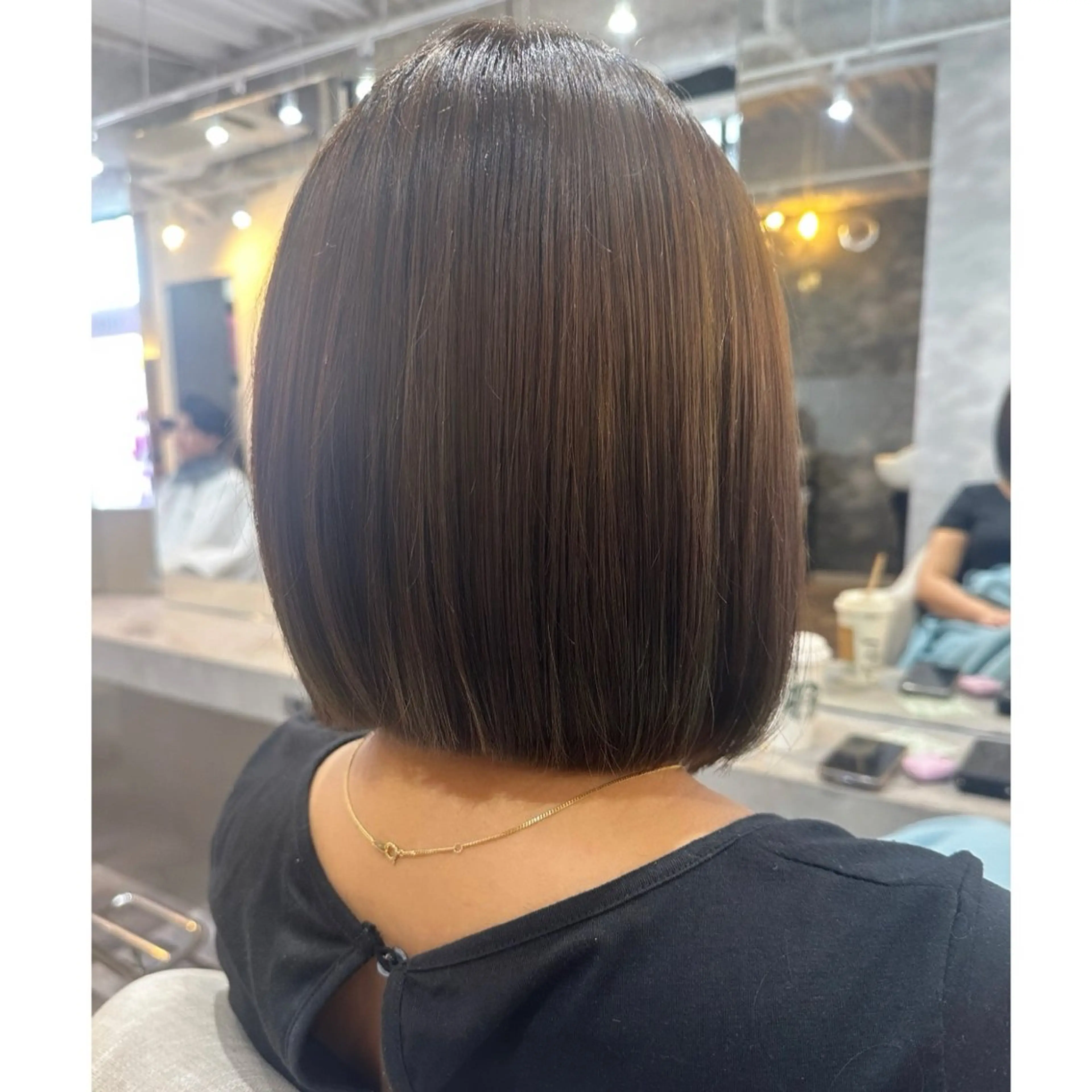 ミディアム カラー 🖤kana/艶髪/ 韓国風カラー🖤のヘアスタイル