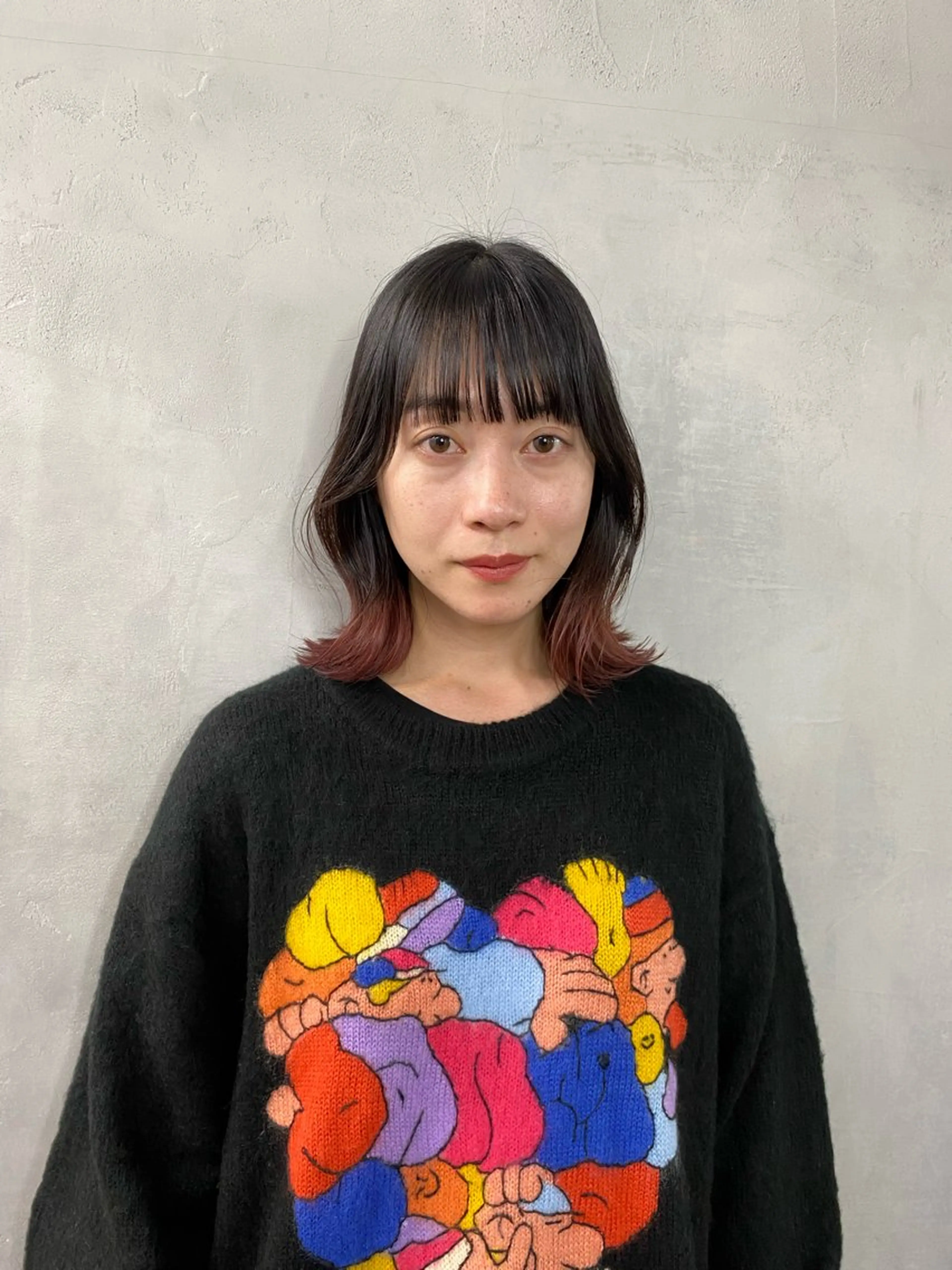 ミディアム カラー 🌼ボブ.暖色 🌼浅井 遥のヘアスタイル