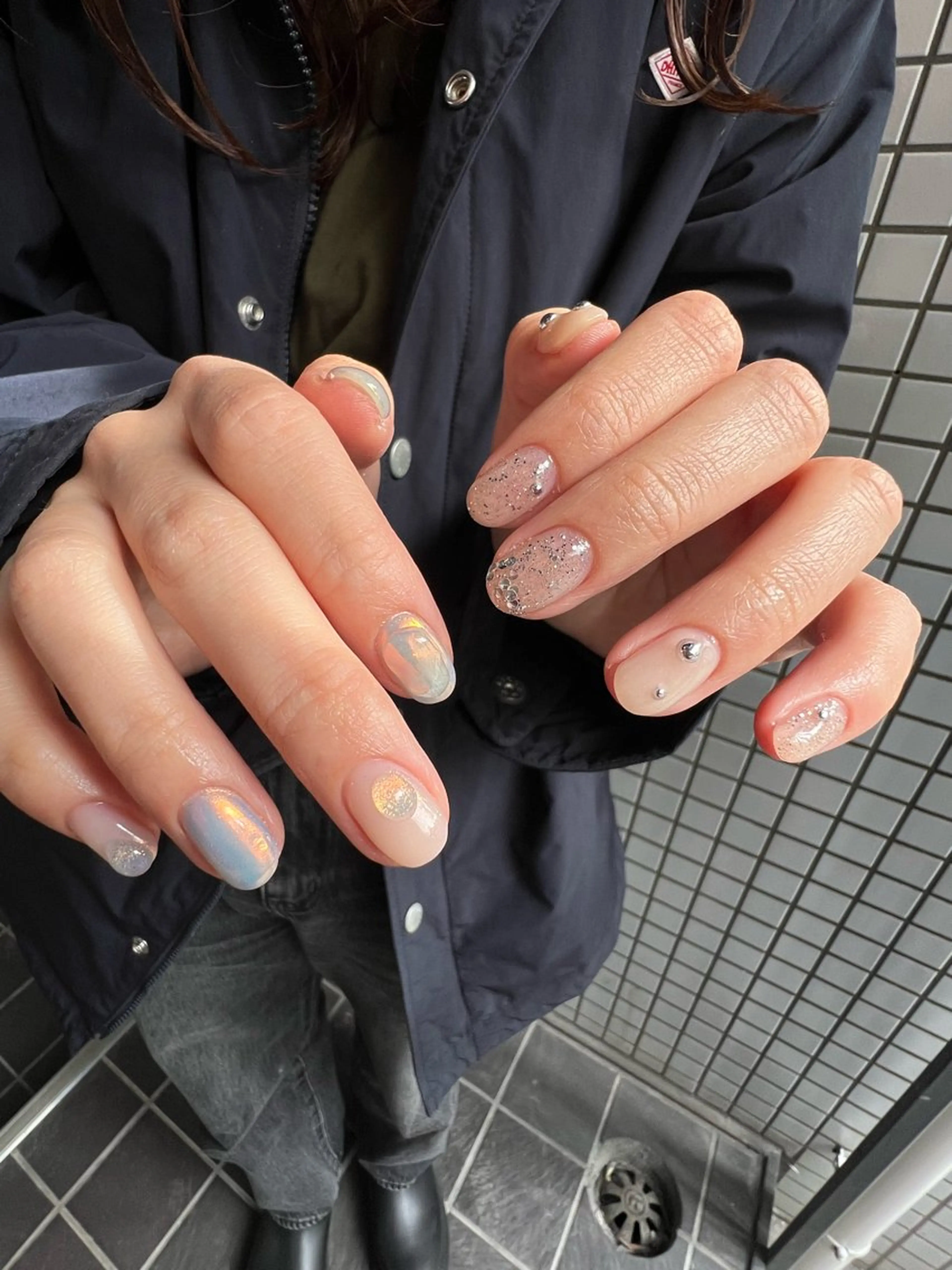 ネイル ゆびノさき茨木店 ニュアンス/アートのネイルデザイン