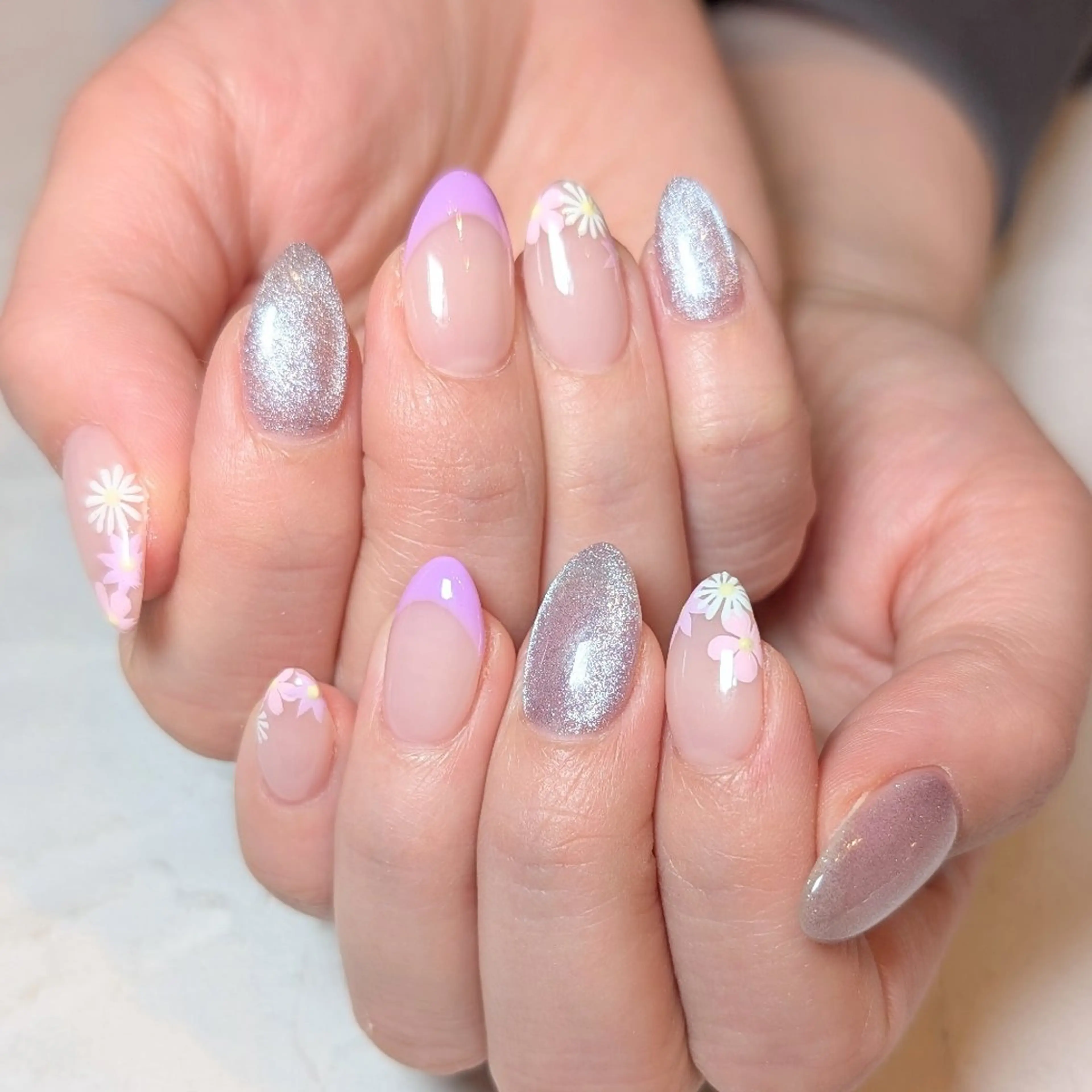 ネイル アートネイル フラワーネイル フレンチネイル マグネットネイル ニュアンスネイル Nail salon Euphoria所属・Euphoria 【 suzuki 】のネイルデザイン