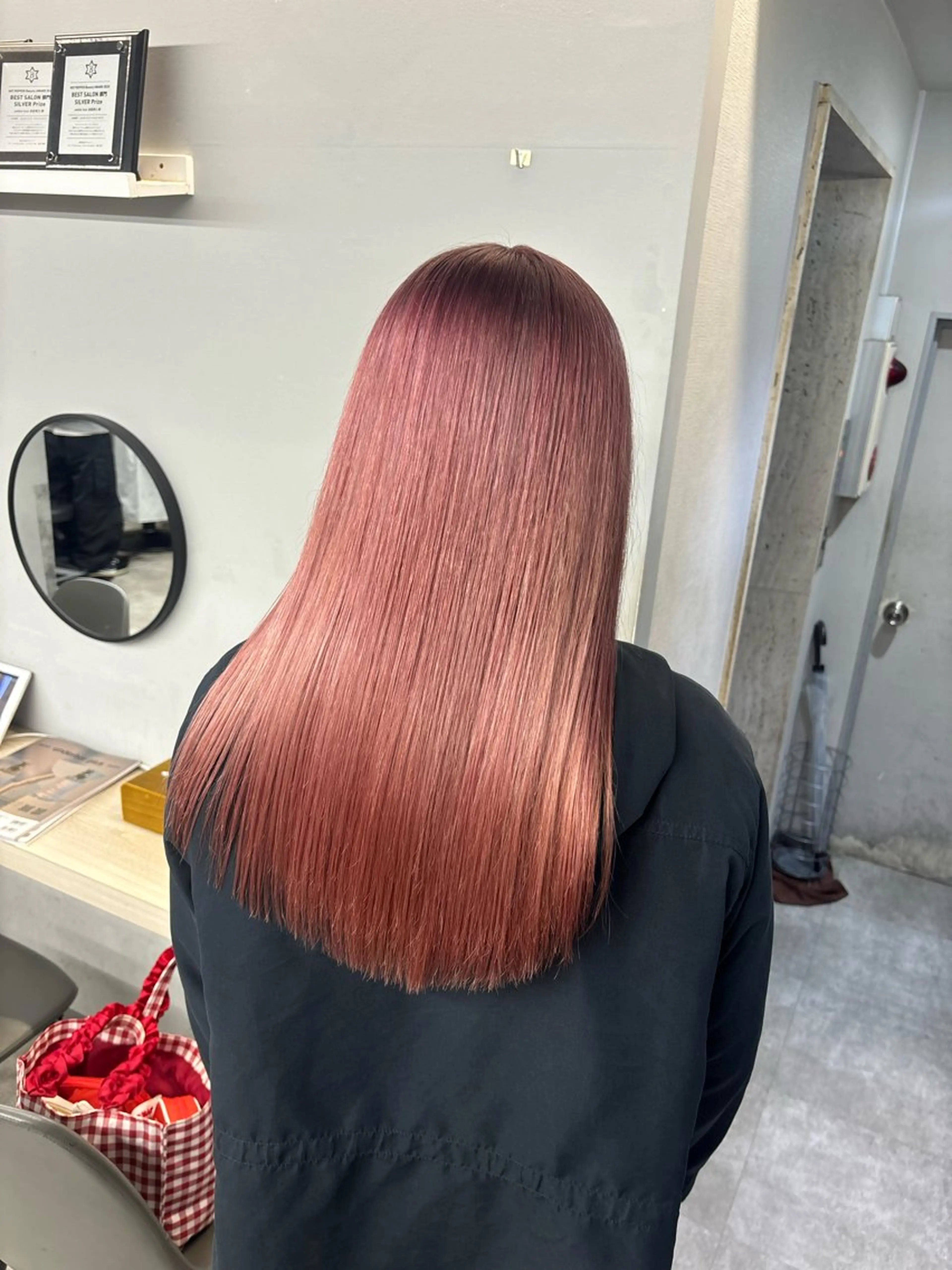 セミロング カット ヘアカラー トリートメント teN+by ambleluxeのヘアスタイル