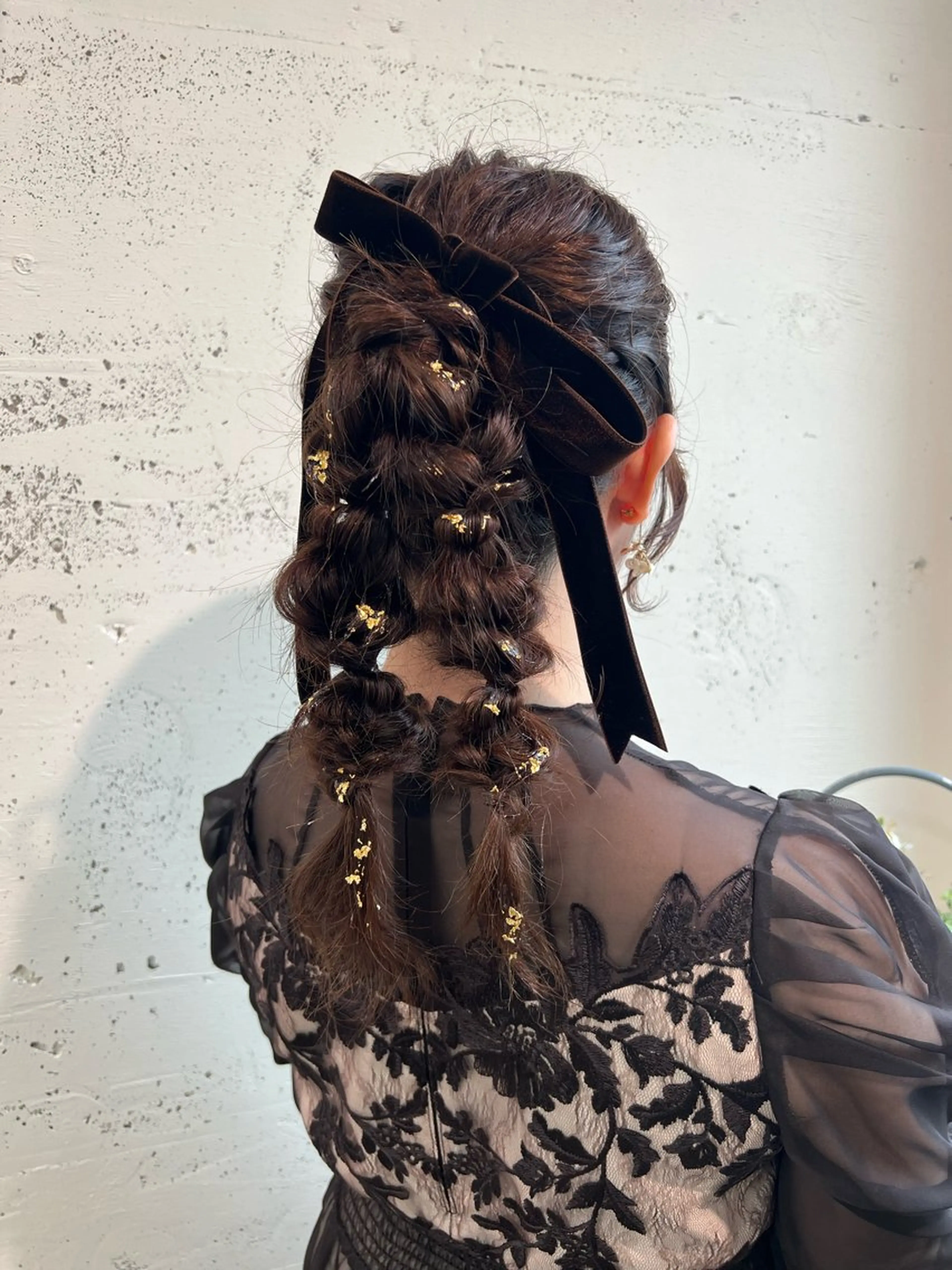 【大切な日に🕊】お呼ばれヘアから卒業式まで ヘアセット ￥5500(別途早朝料金+￥500​〜​)ハーフアップ－¥1000の写真