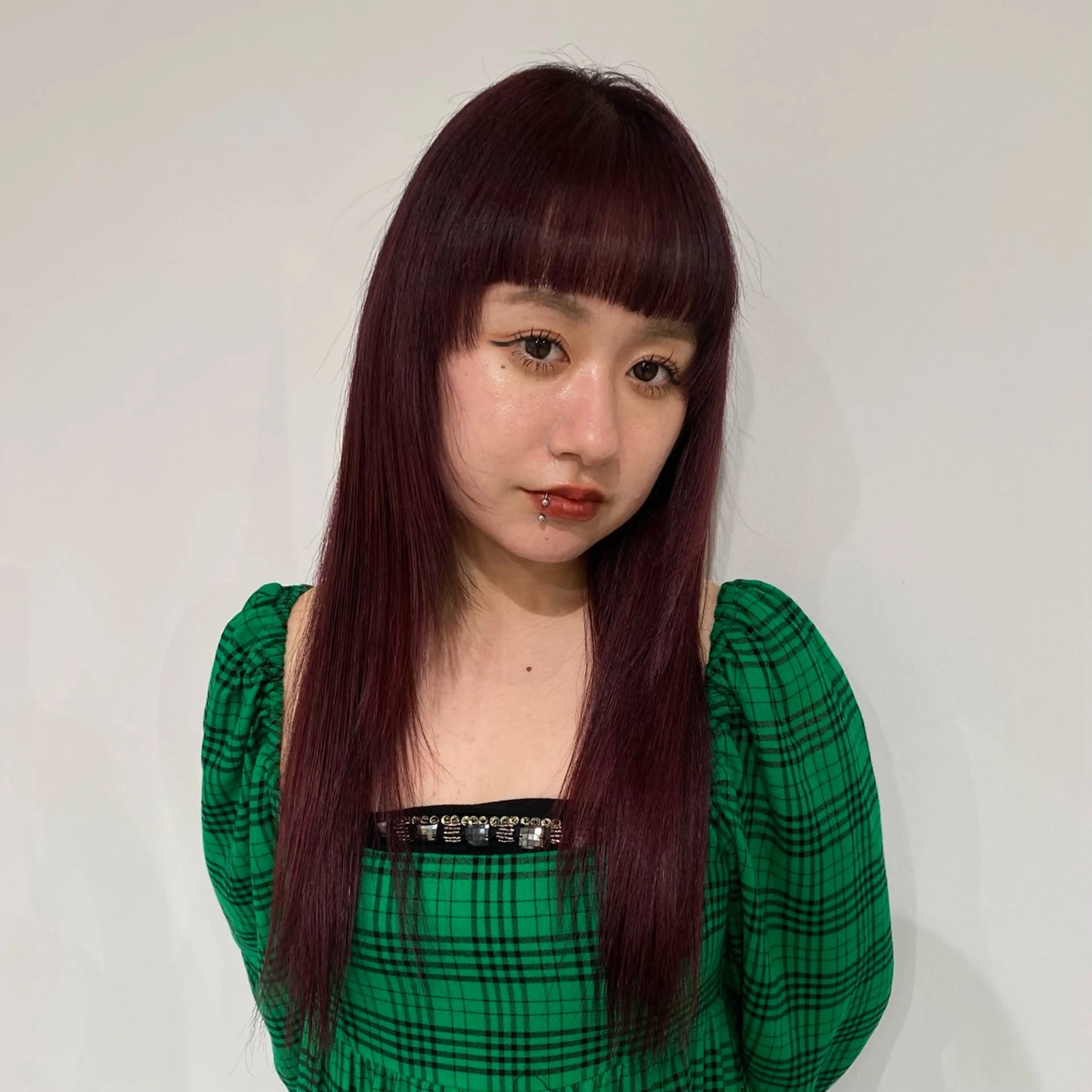 カラー レッドカラー ベージュ/暖色🧸 ハイトーン/ninaのヘアスタイル