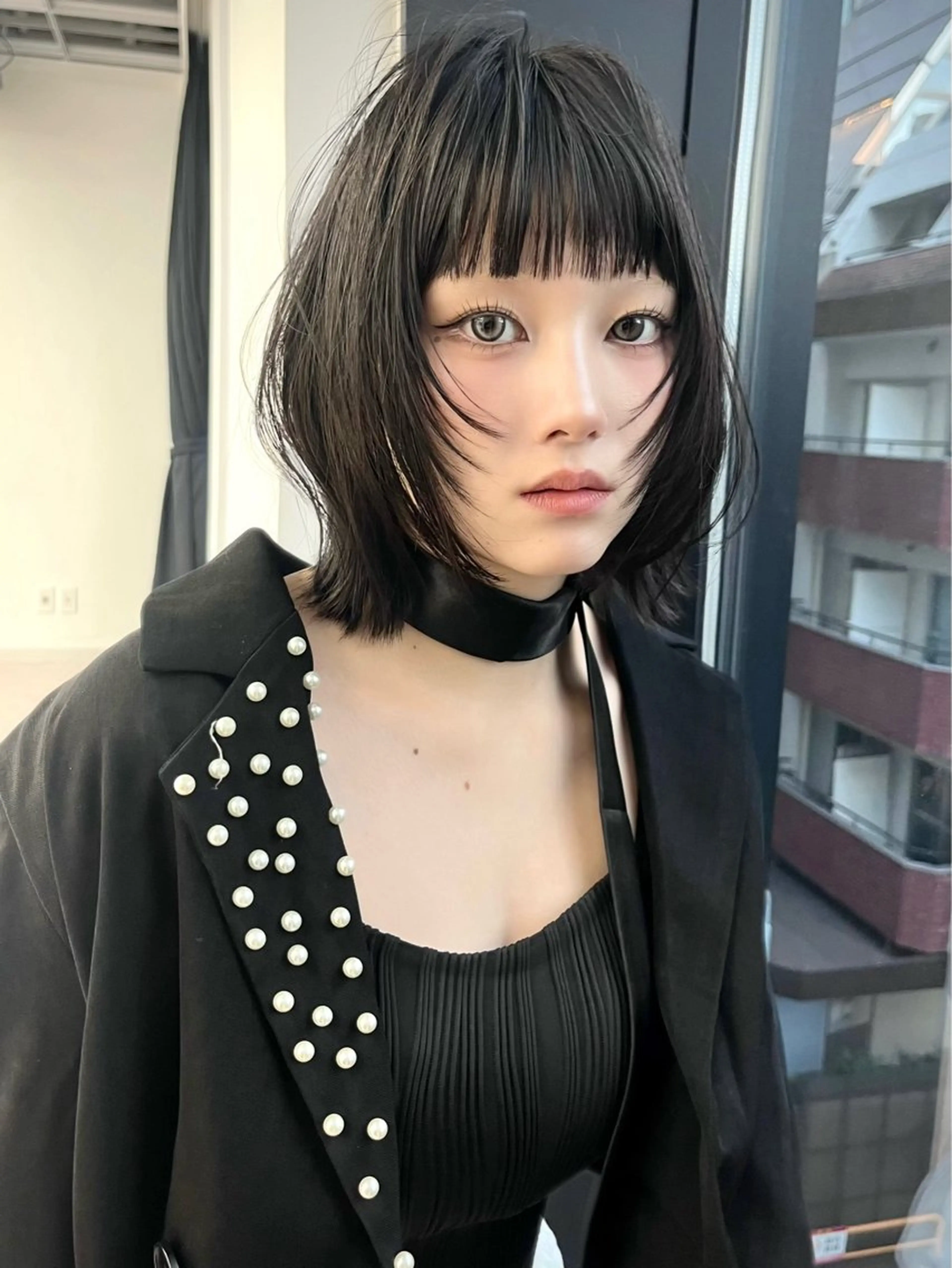 ショート 顔まわり/ボブウルフ 🤍愛唯(めい)のヘアスタイル