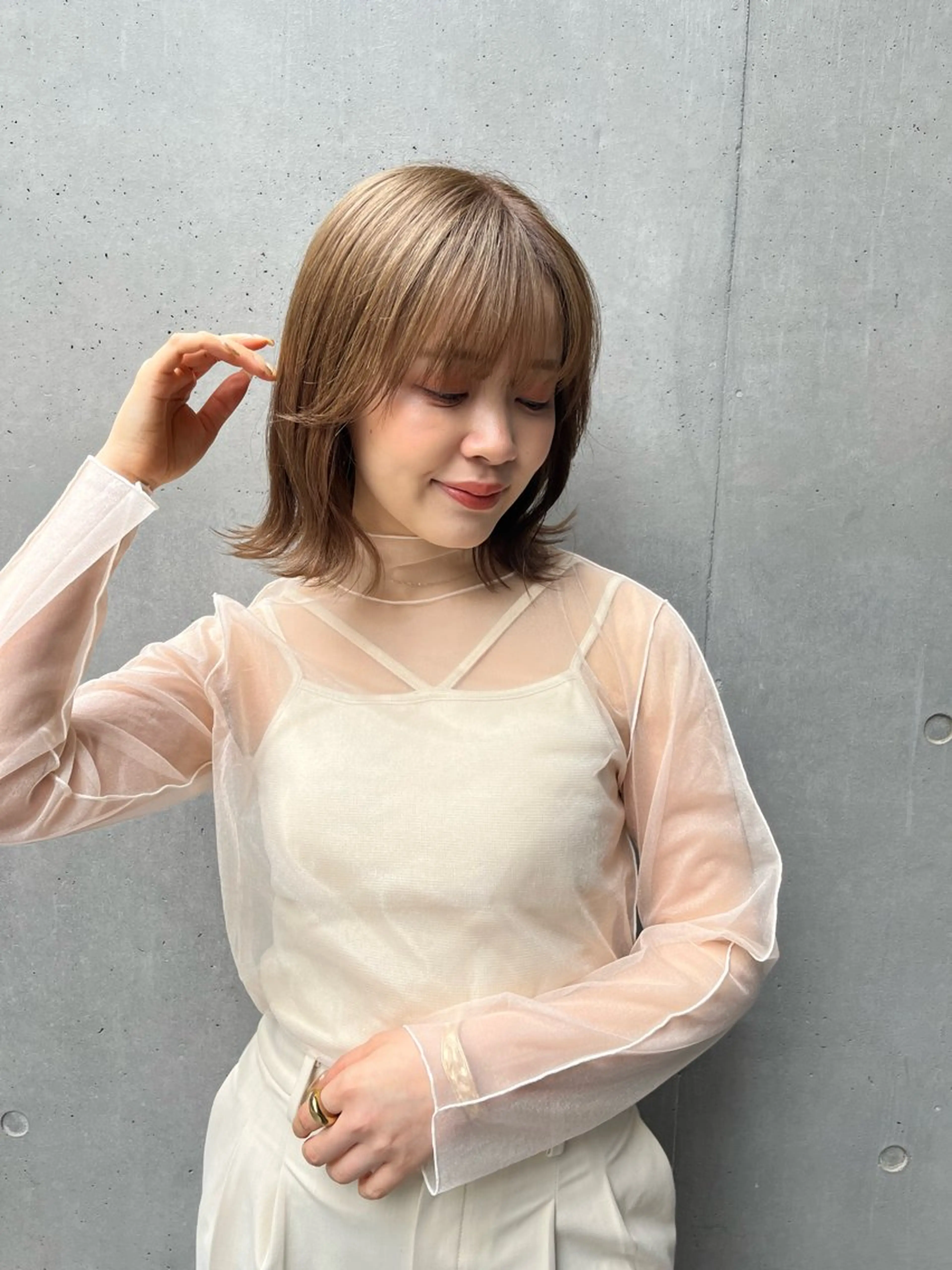 【白髪染め◎】カット+リタッチカラー＋1stepトリートメント/浦和/浦和の写真