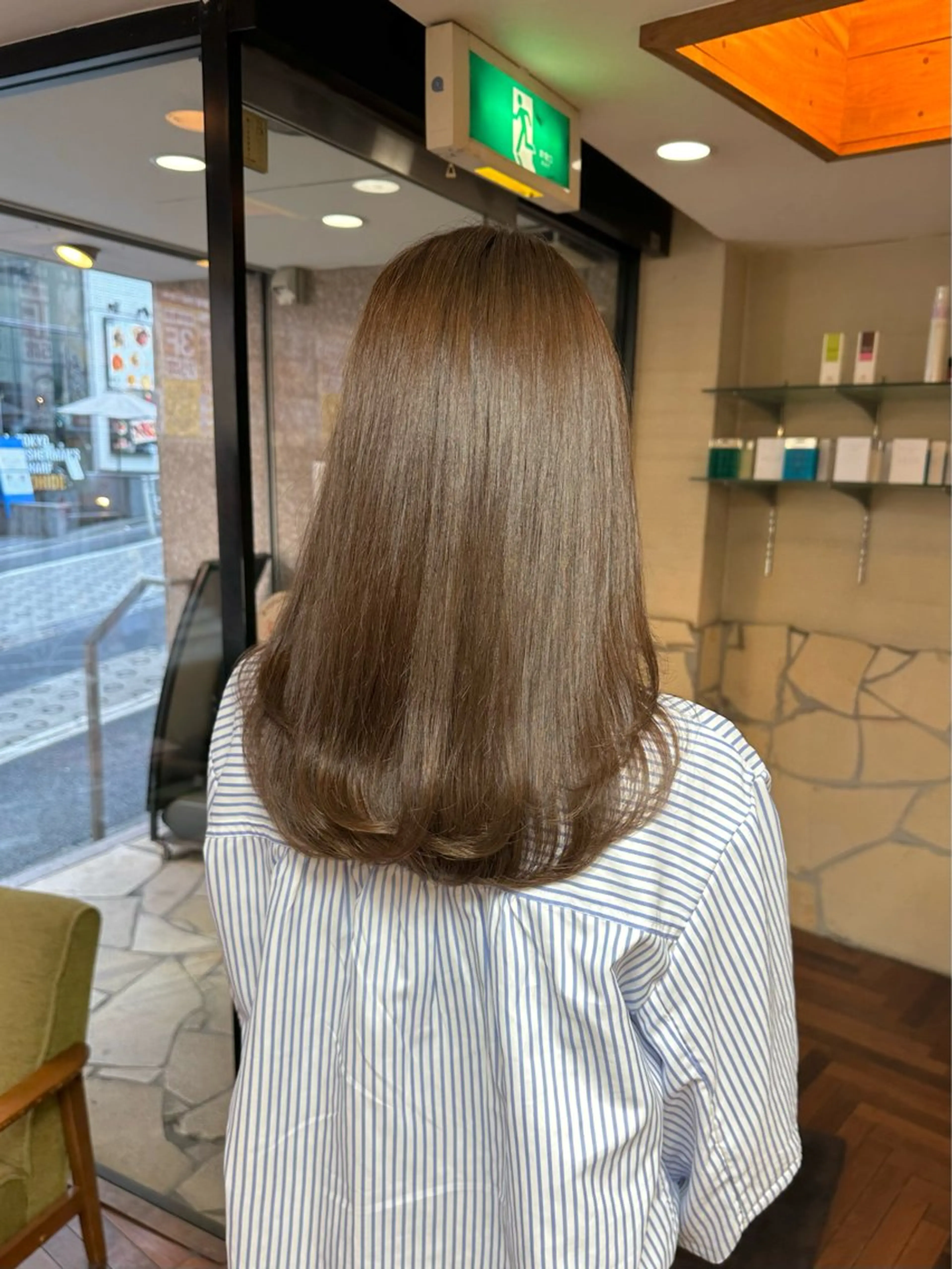 ミディアム カラー ベージュカラー ブリーチ ブリーチなしカラー ヘアカラー トリートメント LUMO所属・矢野 晃平のヘアスタイル