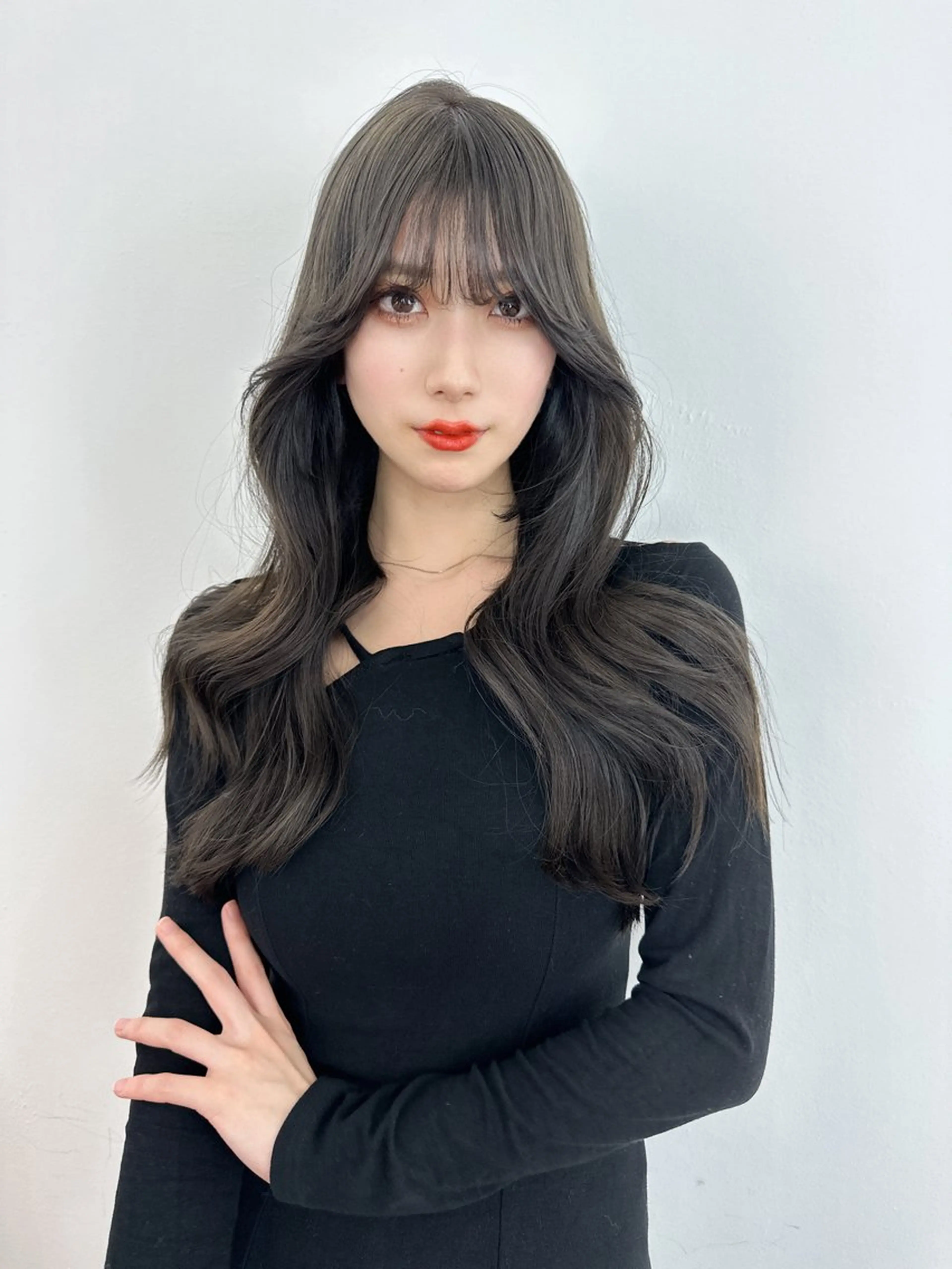 ロング SALOWIN原宿AROA店所属・縮毛矯正、 押野七大のヘアスタイル