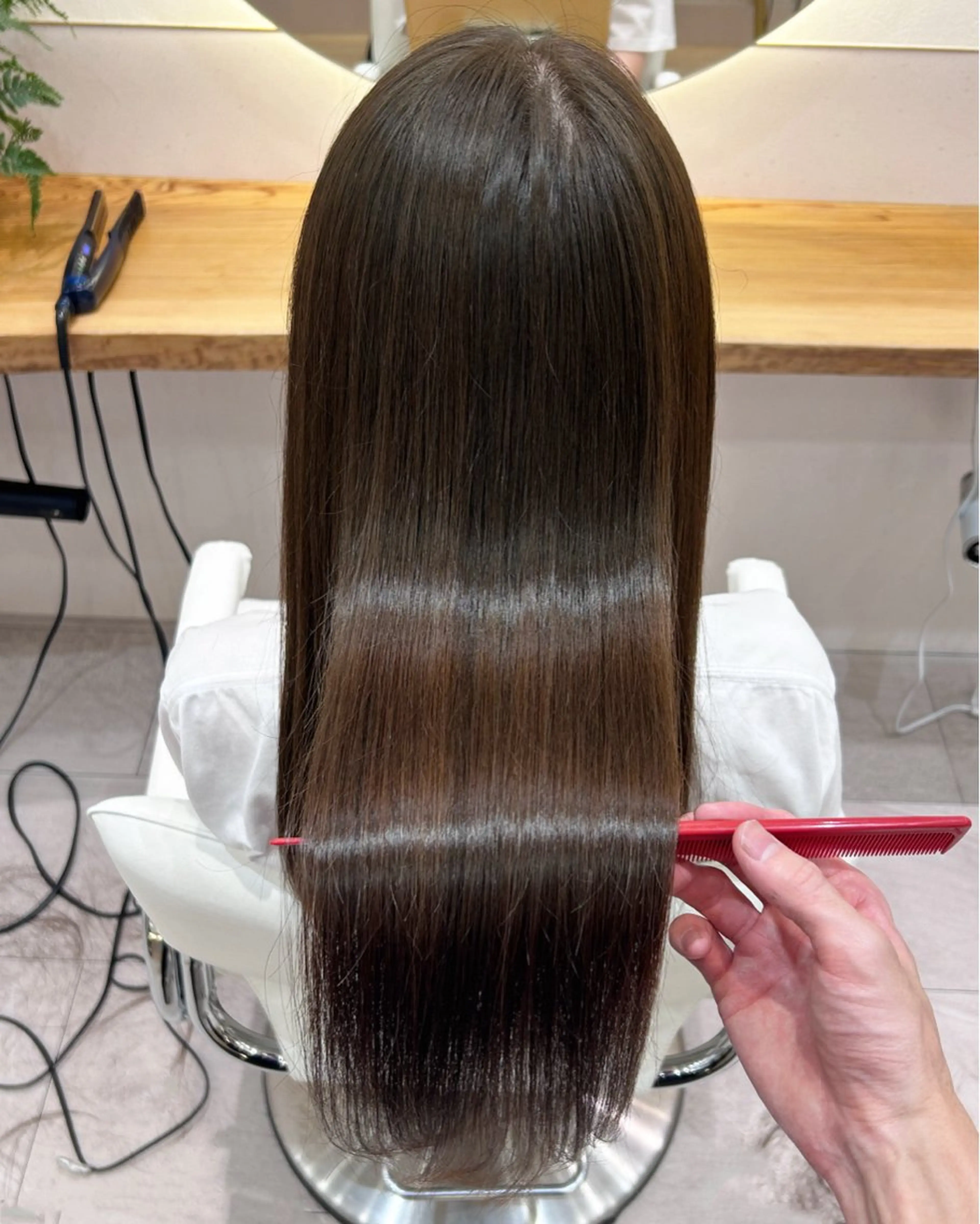 【ベーシックプラン】透明感カラー＋選べる髪質改善超音波トリートメント【新宿/髪質改善】の写真