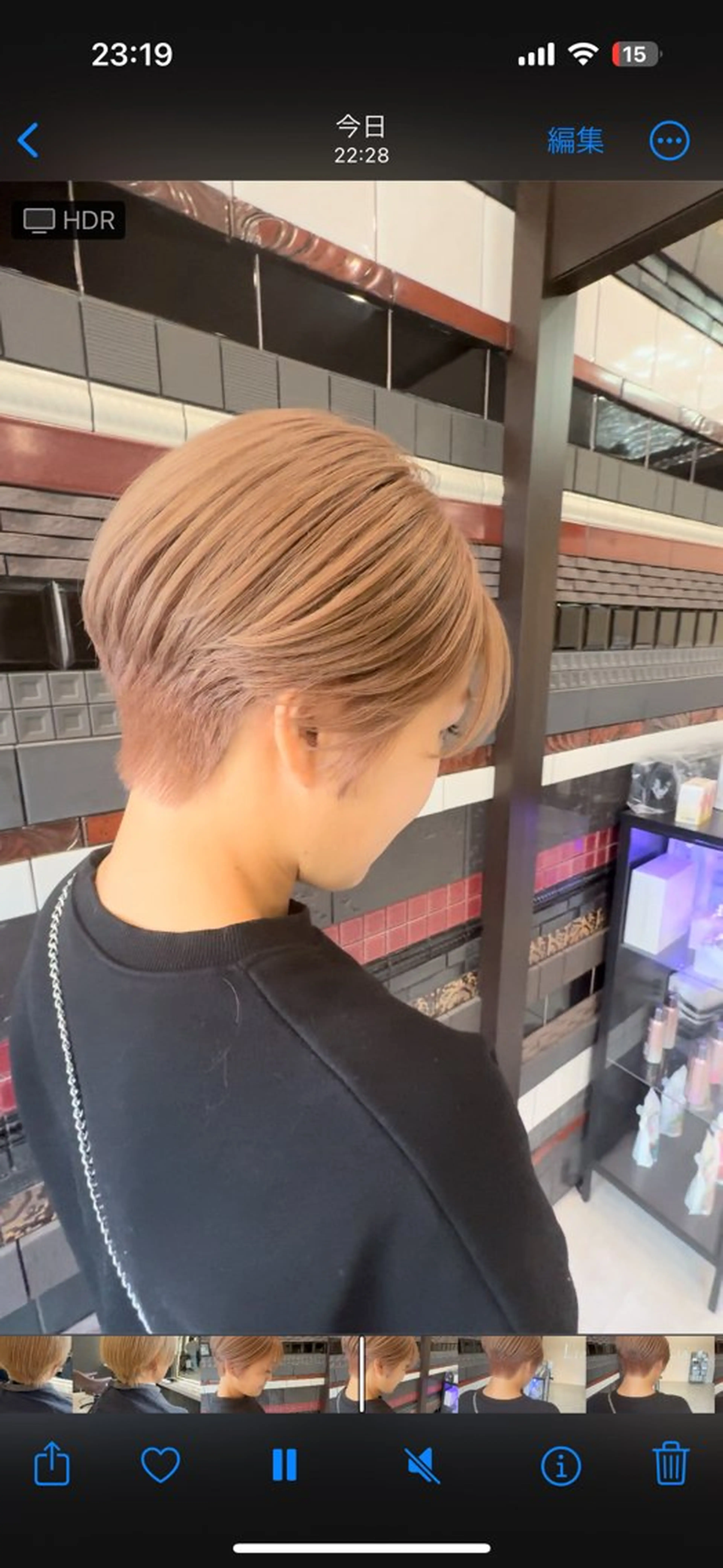 ショート カラー Lyuca所属・ショート×ブリーチ Lyuca/yujiのヘアスタイル