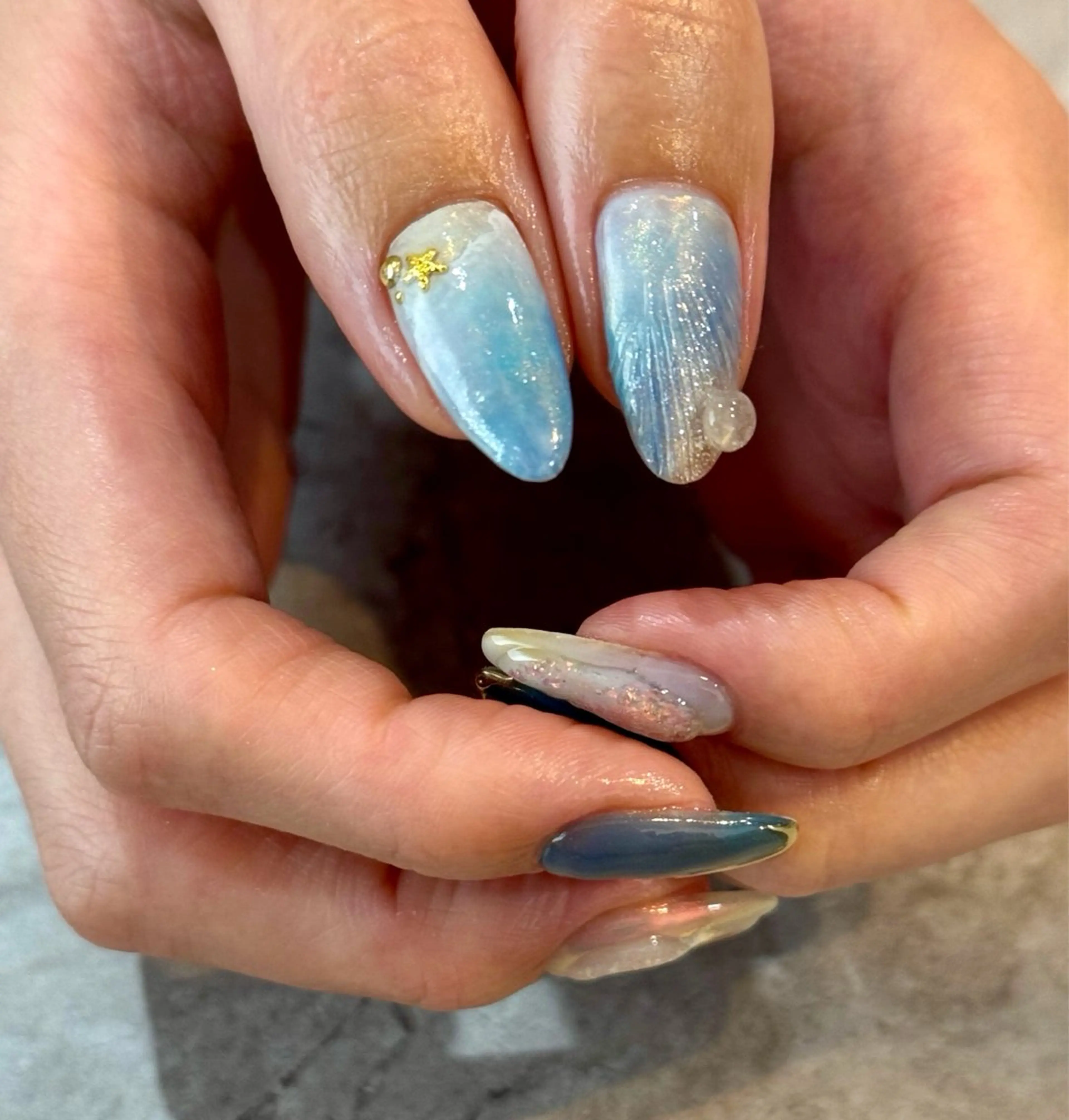 ネイル 夏ネイル ハンドネイル Blé nailのネイルデザイン