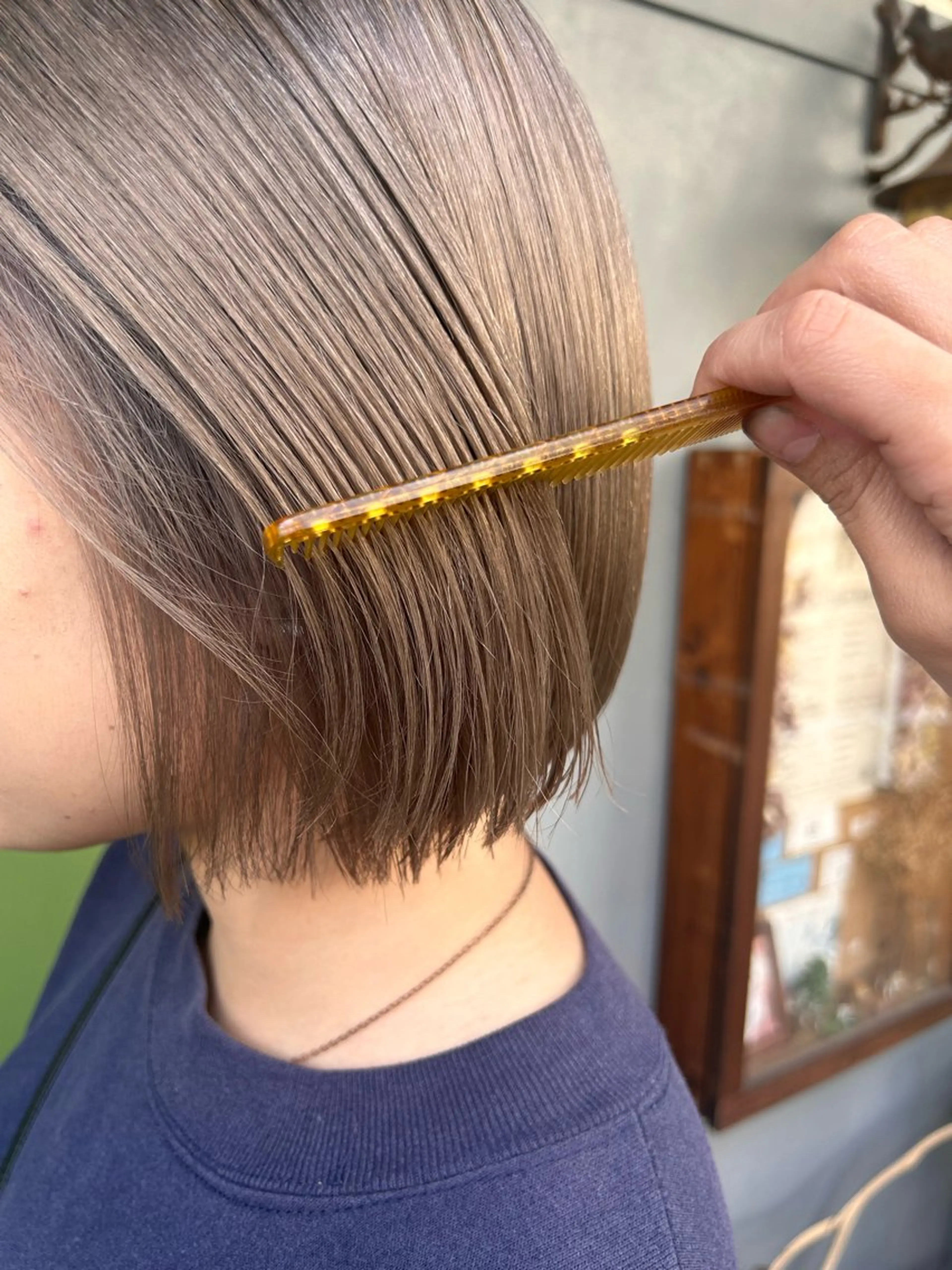 ショート カラー ヘアカラー トリートメント 清水千優/パーマ/透 明感カラー/メンズのヘアスタイル