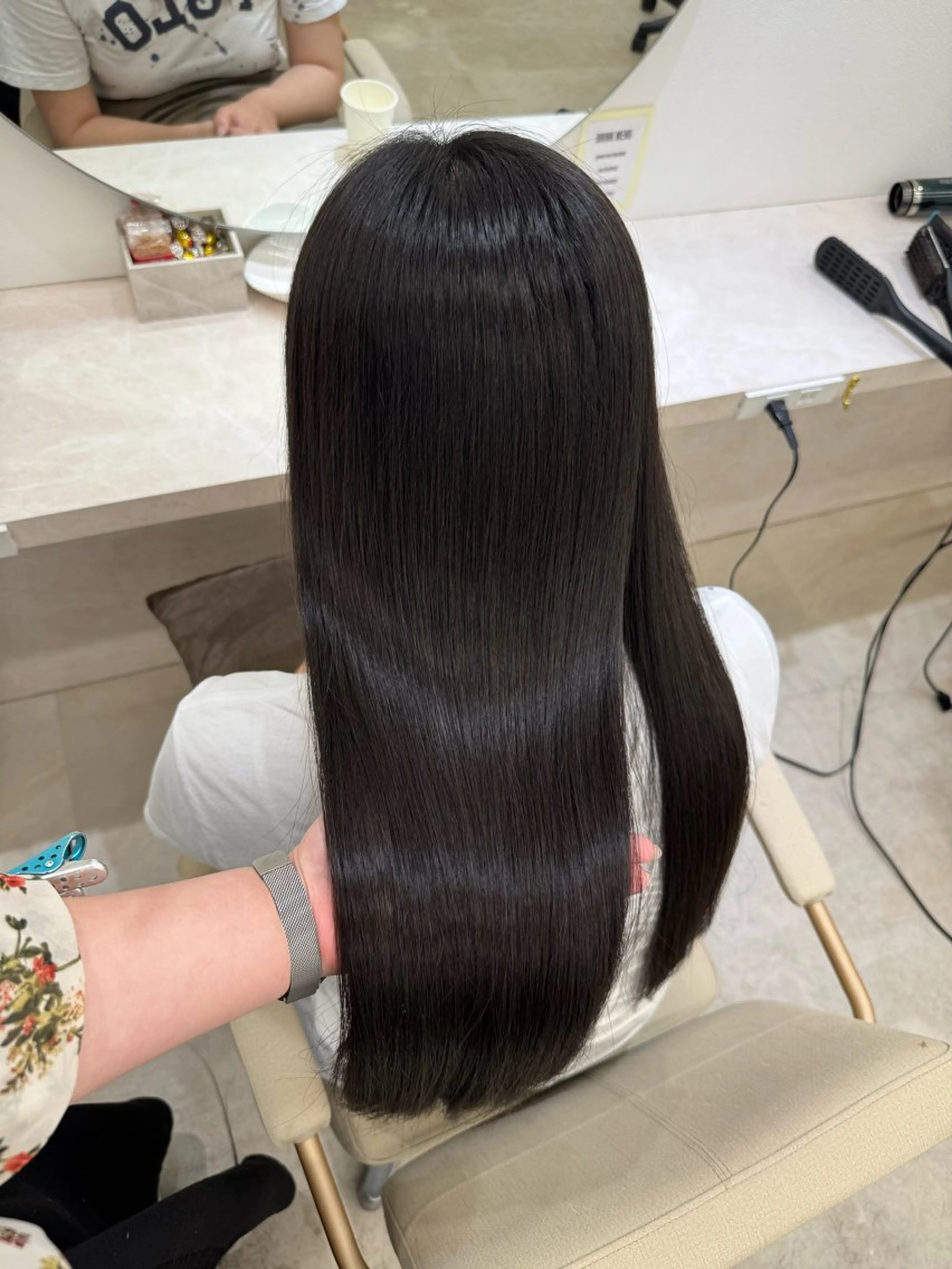 ロング カット 縮毛矯正 トリートメント 髪質改善/縮毛矯正 /青山　早希🐾のヘアスタイル