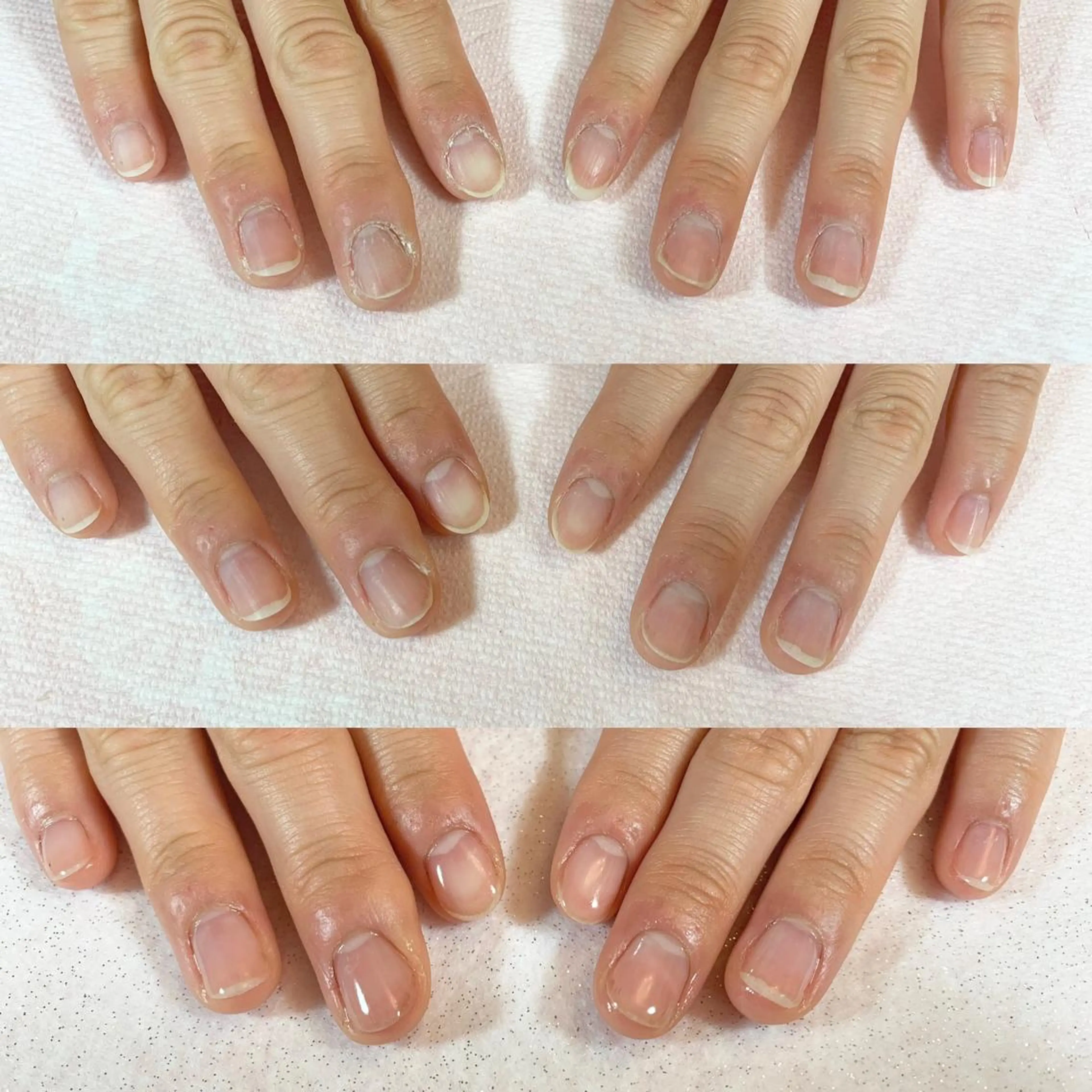 ネイル クリアネイル ジェルネイル ハンドケア 手塚 里奈のネイルデザイン