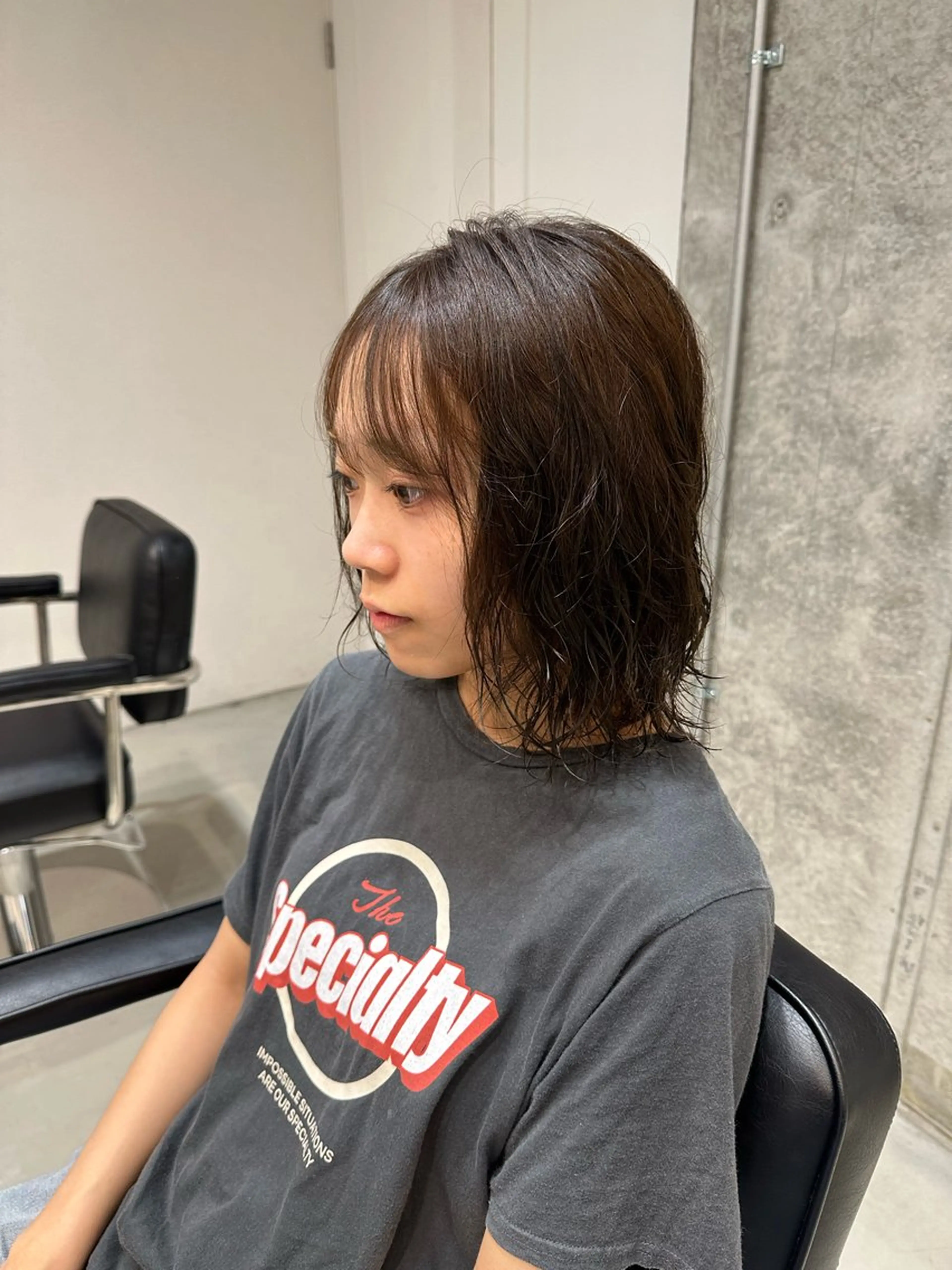 ミディアム パーマ ボブ、ショート 無料/はやとのヘアスタイル