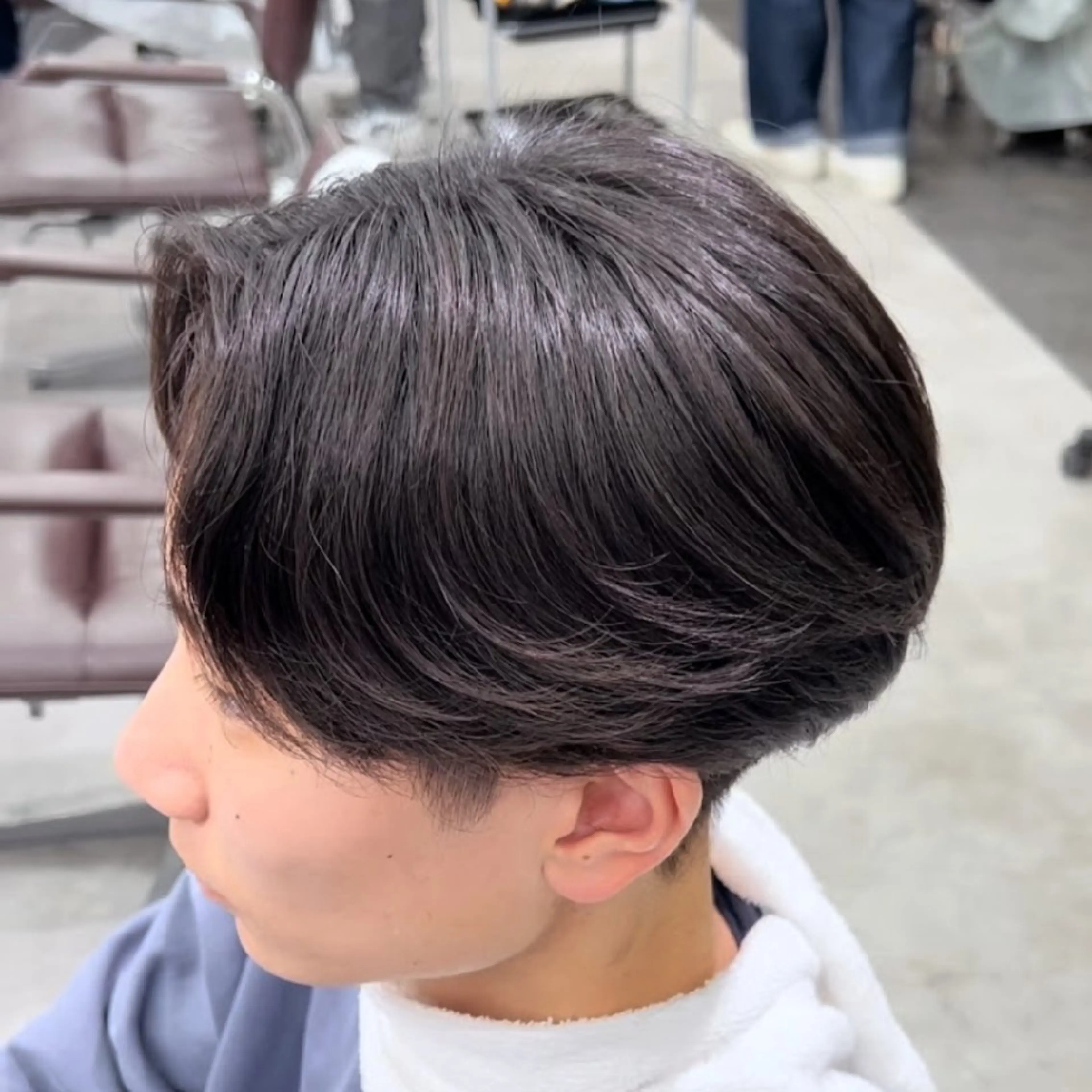 メンズ センターパート PERCUT 天王寺店所属・上向井 真志【メンズ美容師】のヘアスタイル