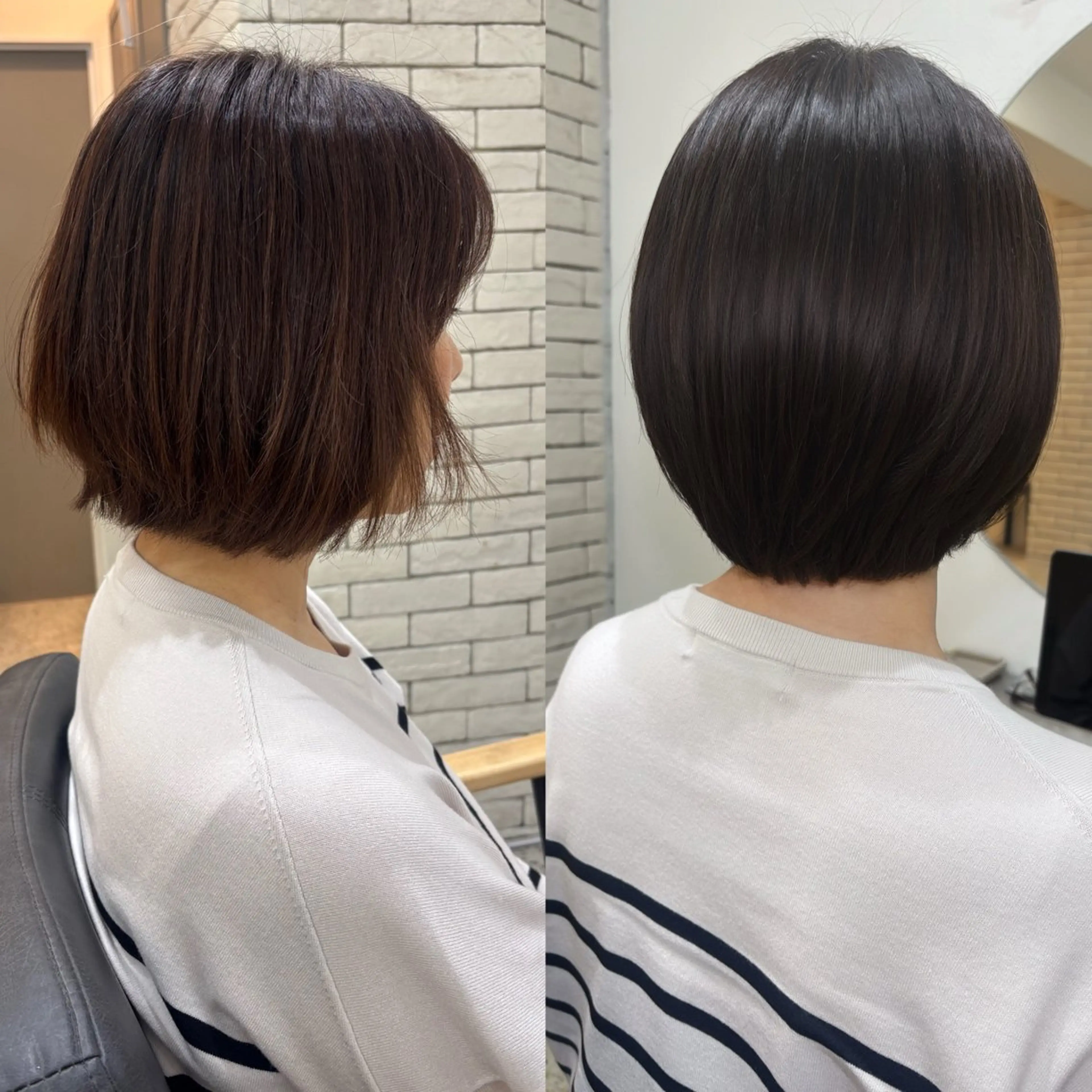 ショート ヘアカラー memories銀座所属・ボブ/透明感カラー/ 艶髪/azumiのヘアスタイル