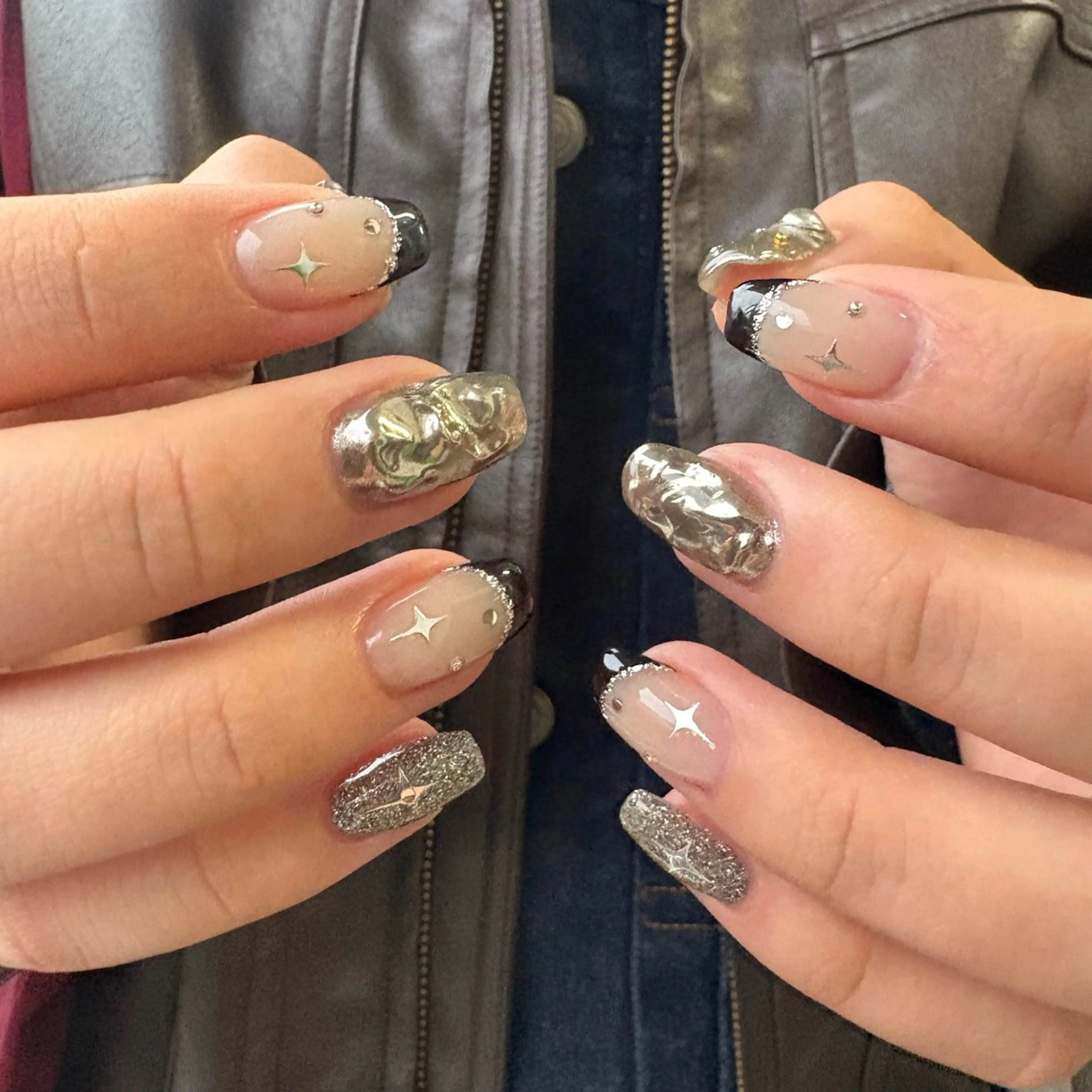 ネイル ハンドネイル カメレオン京橋🌻 草葉由佳のネイルデザイン