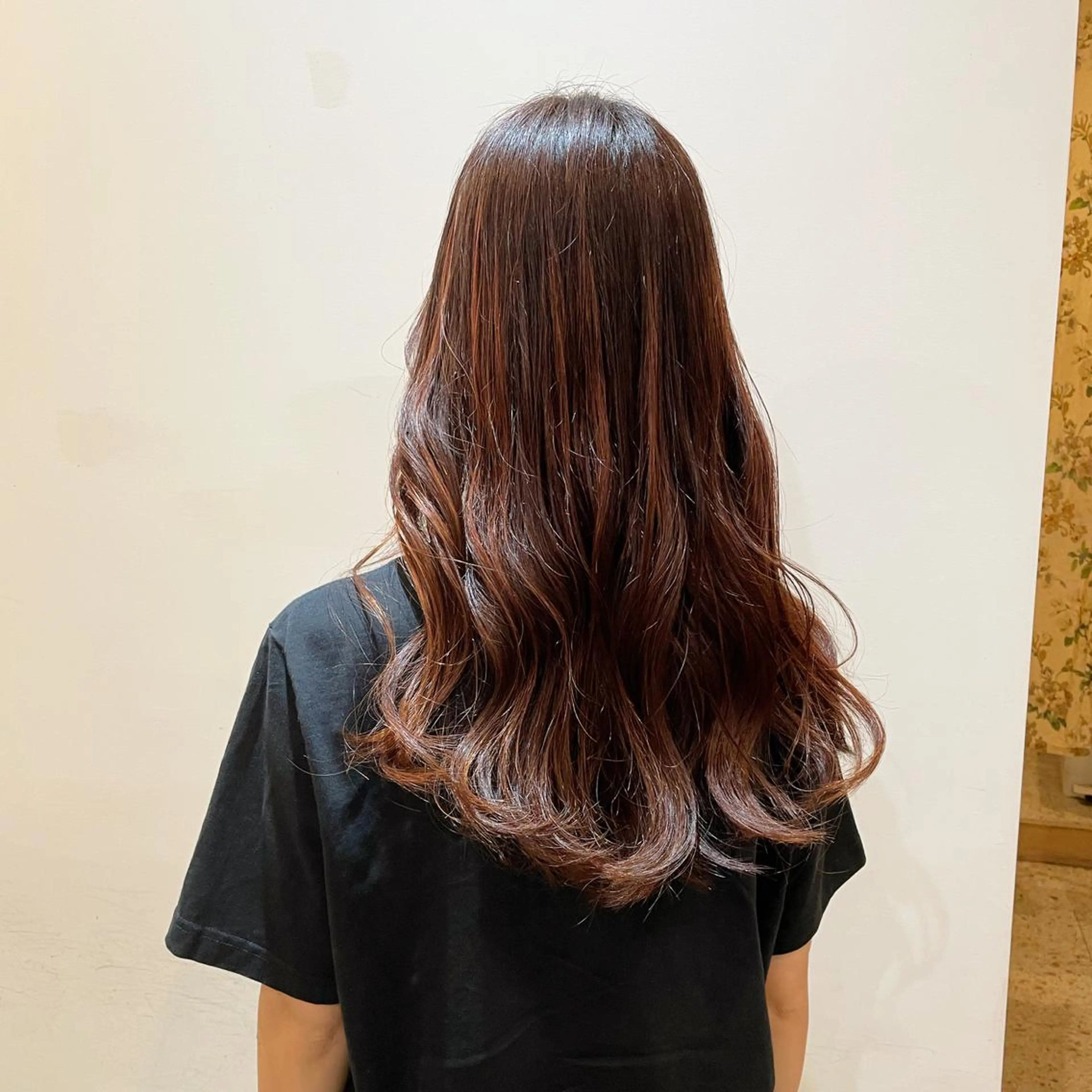 ロング カラー ピンクカラー Hair salon BOB所属・🎀︎maho/暖色 /レイヤーカット‎のヘアスタイル