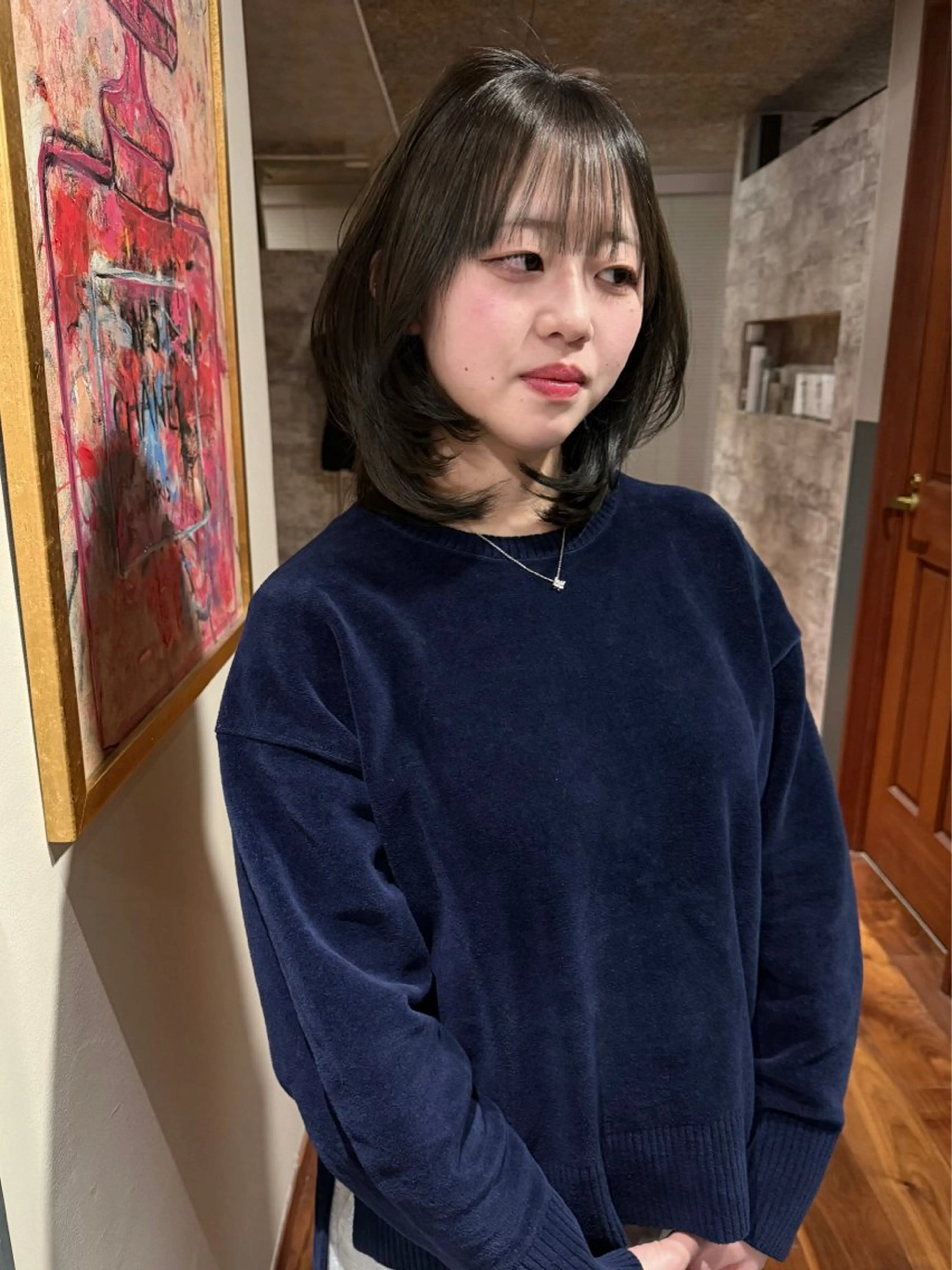 ミディアム カラー カット トリートメント mai / linoah˚✧のヘアスタイル