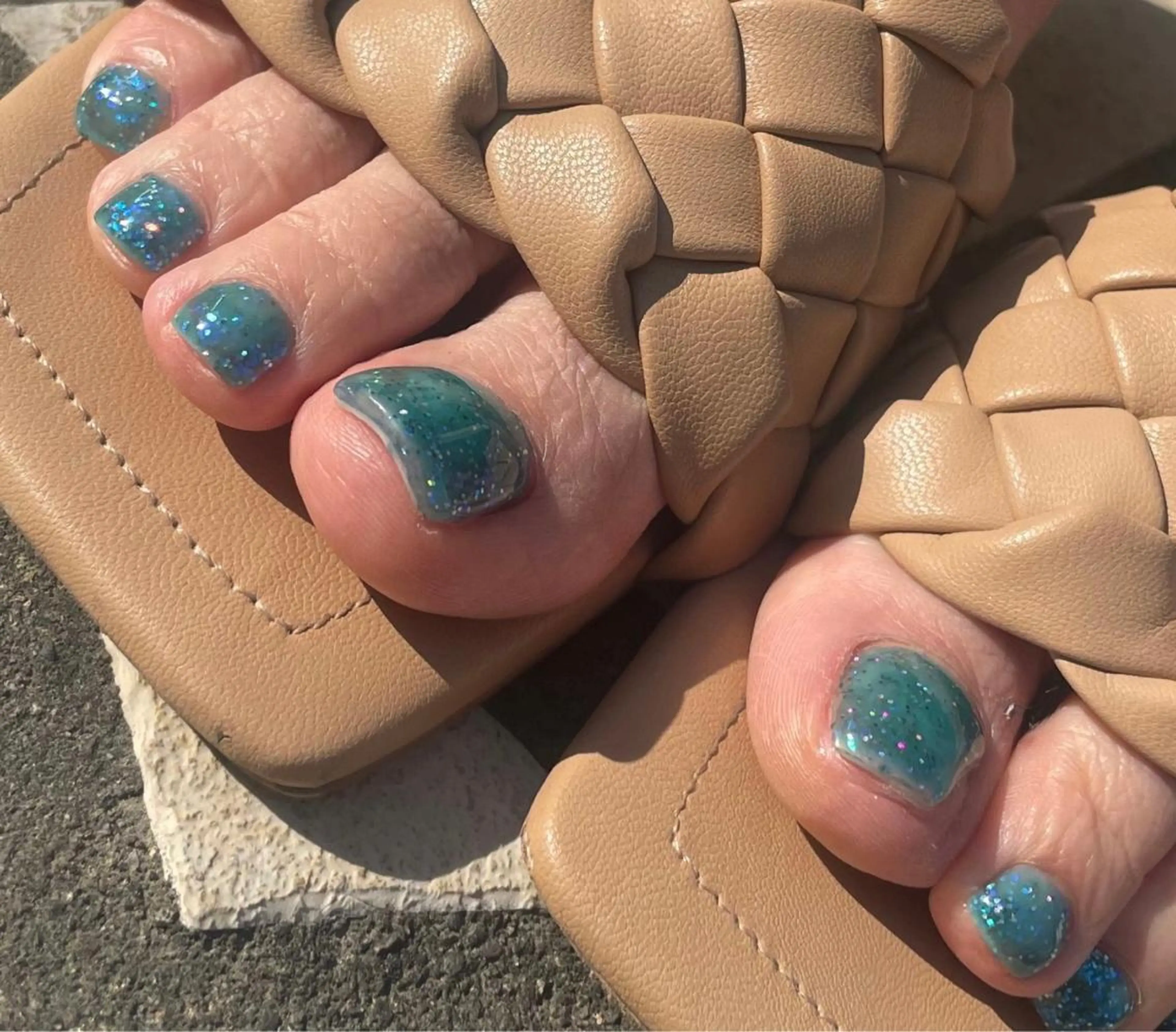 メンズ ネイル キラキラネイル ワンカラーネイル Chérinail 爪のお手入れのネイルデザイン