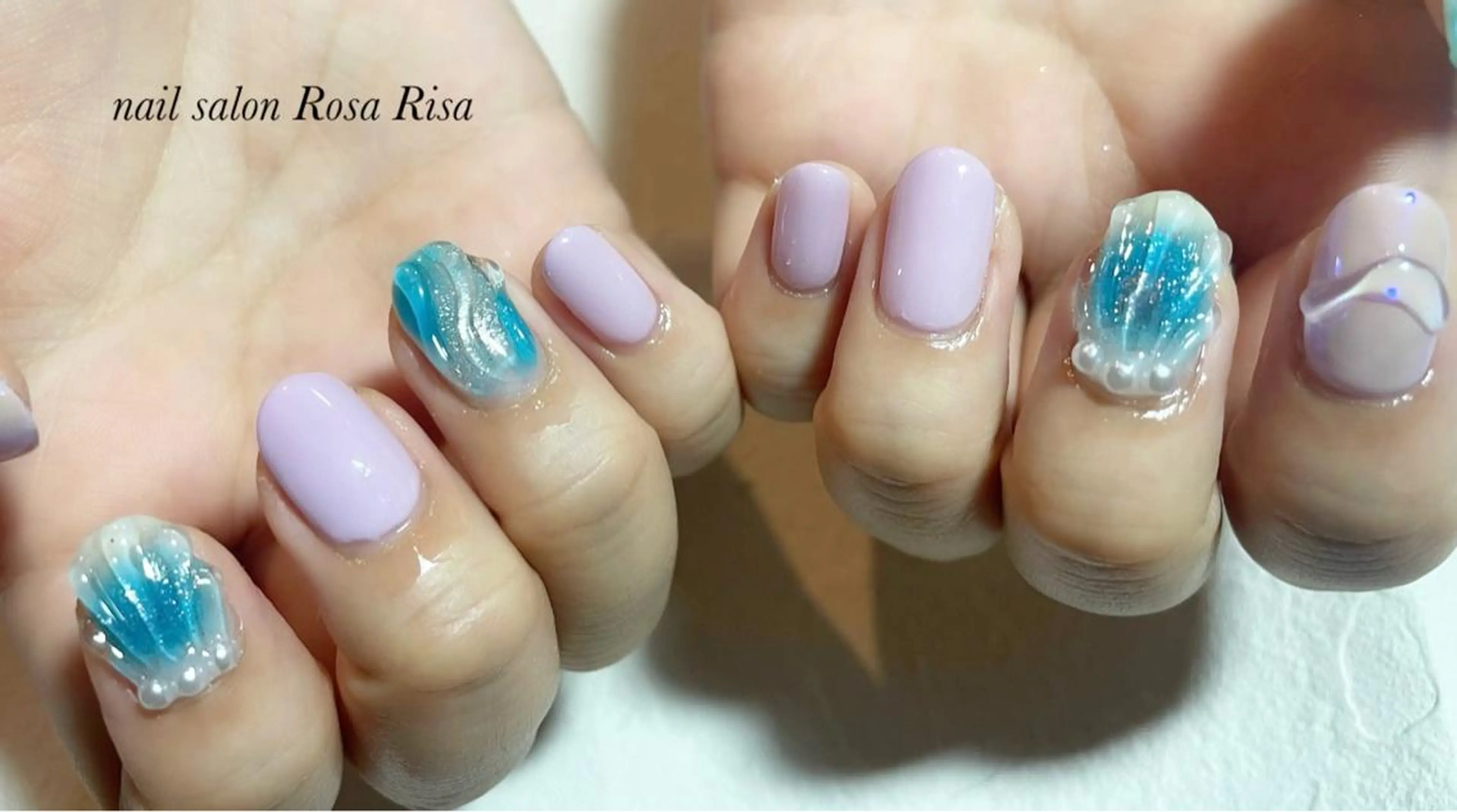 ショート ネイル ハンドネイル ネイルスタジオ シェイクユアハンズのネイルデザイン