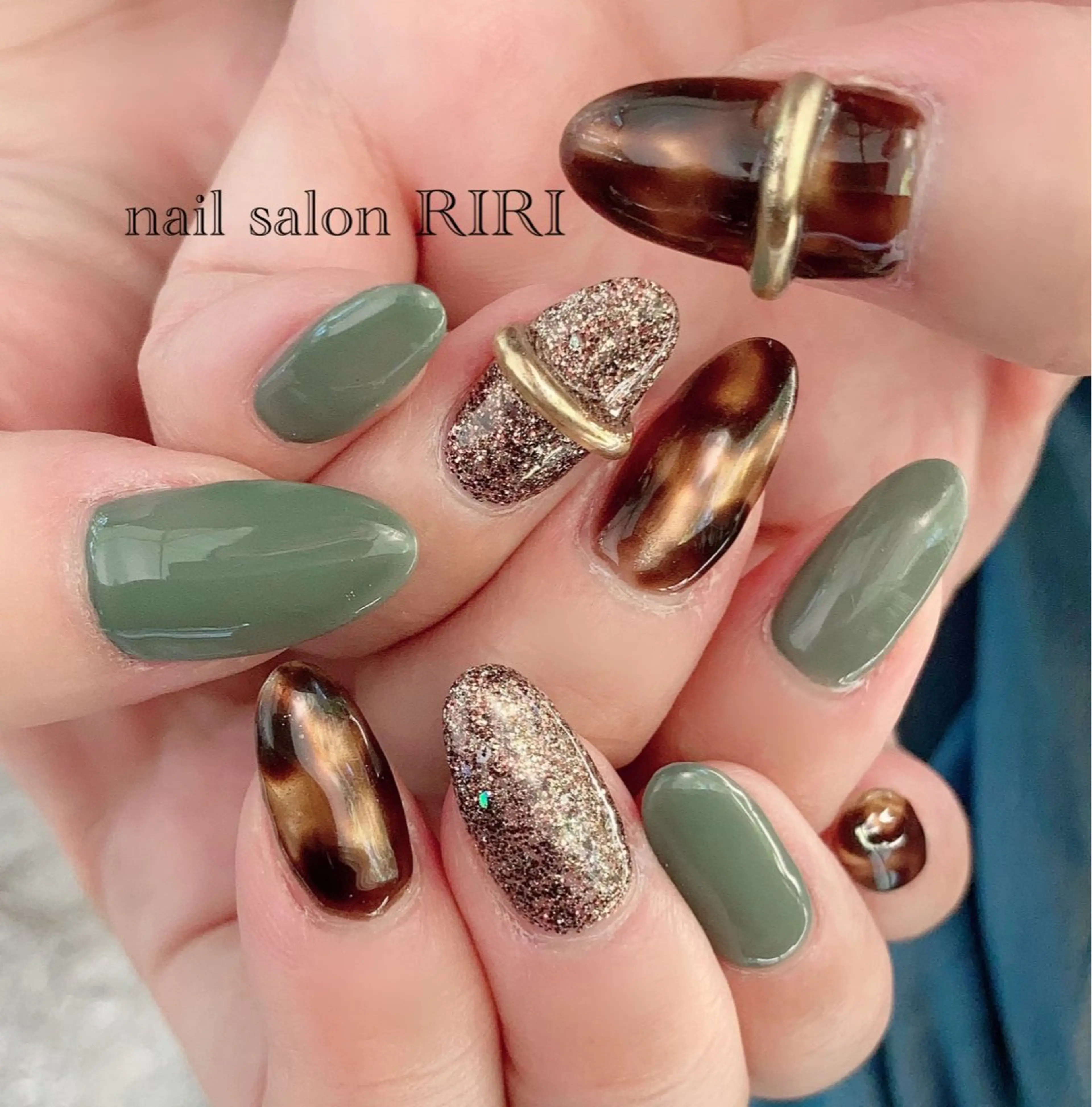 ネイル べっ甲ネイル private  nail  salon RIRI所属・RIRI リリのネイルデザイン