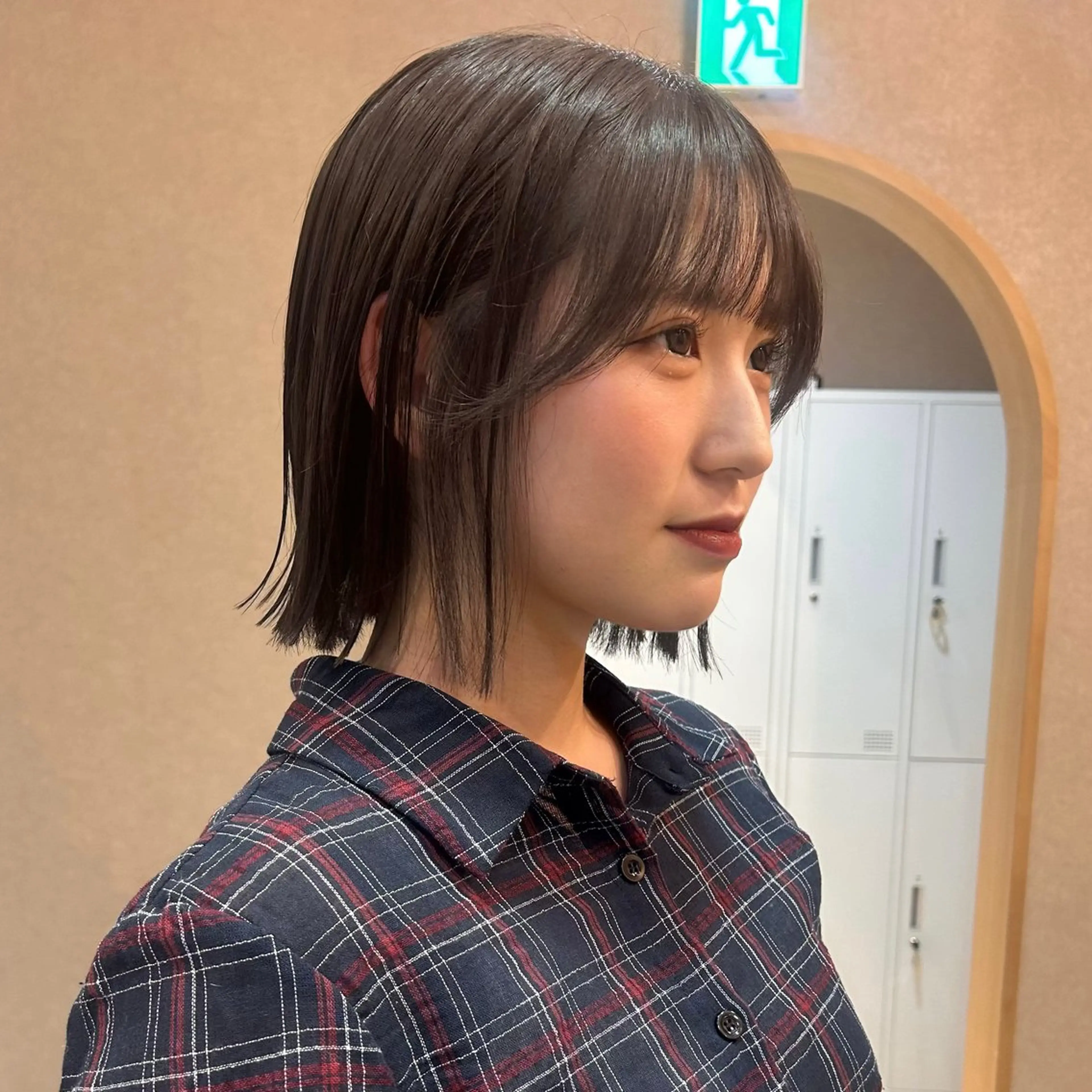 ミディアム カラー 透明感カラー グレージュ このか/似合わせ/ 透明感/ダブルカラーのヘアスタイル