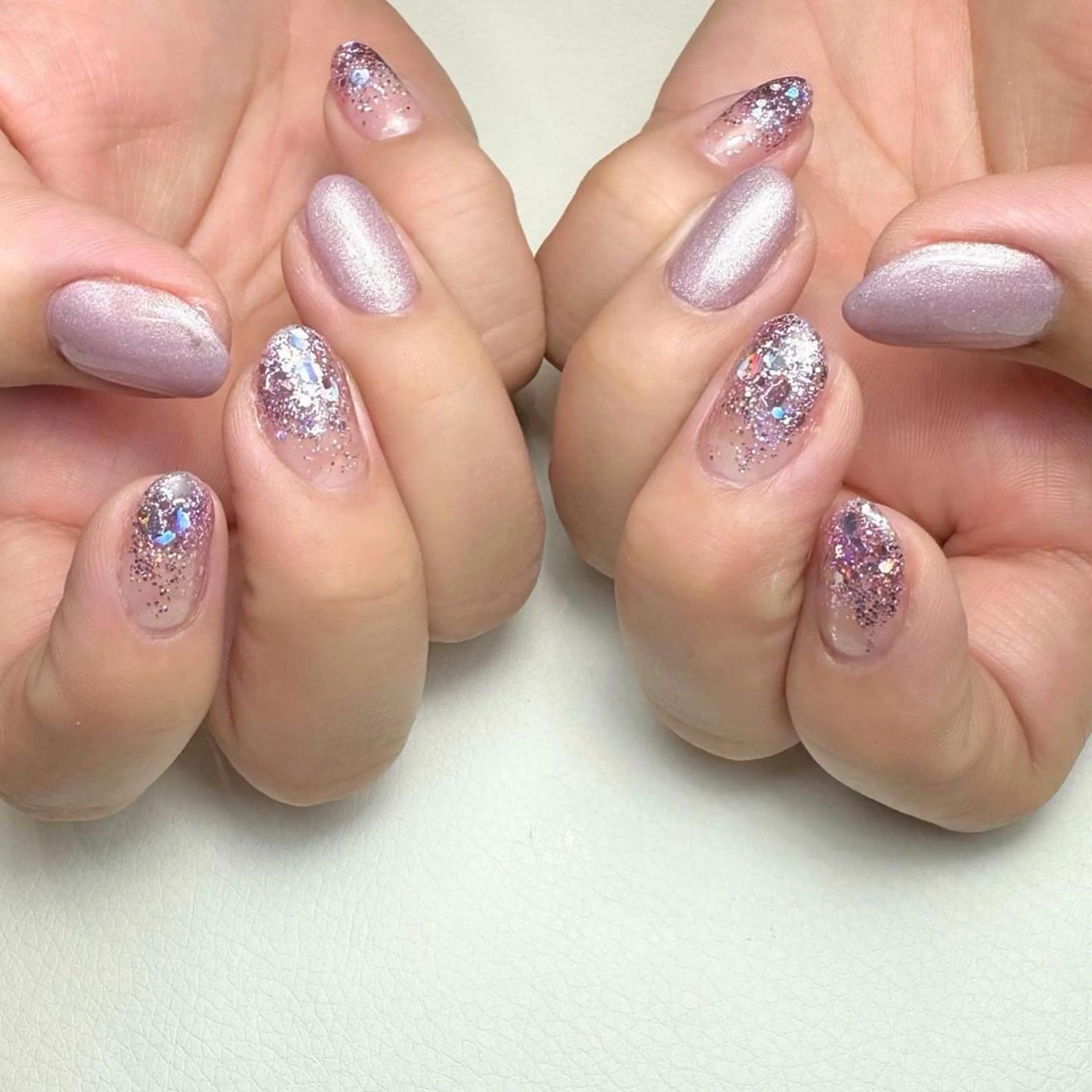 ネイル ラメ(グリッター) ハンドネイル Nail ameria megu所属・ameria meguのネイルデザイン